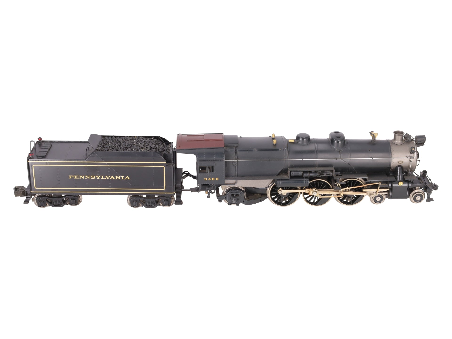 Williams 5000 O Gauge BRASS PRR 4-6-2 K4S Pacific Steam & Tender #5400 (3-Rail) VG