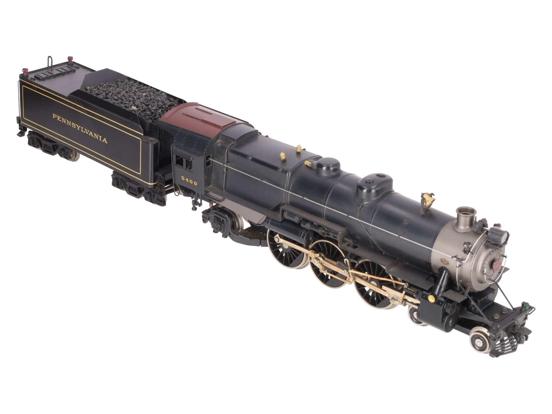 Williams 5000 O Gauge BRASS PRR 4-6-2 K4S Pacific Steam & Tender #5400 (3-Rail) VG