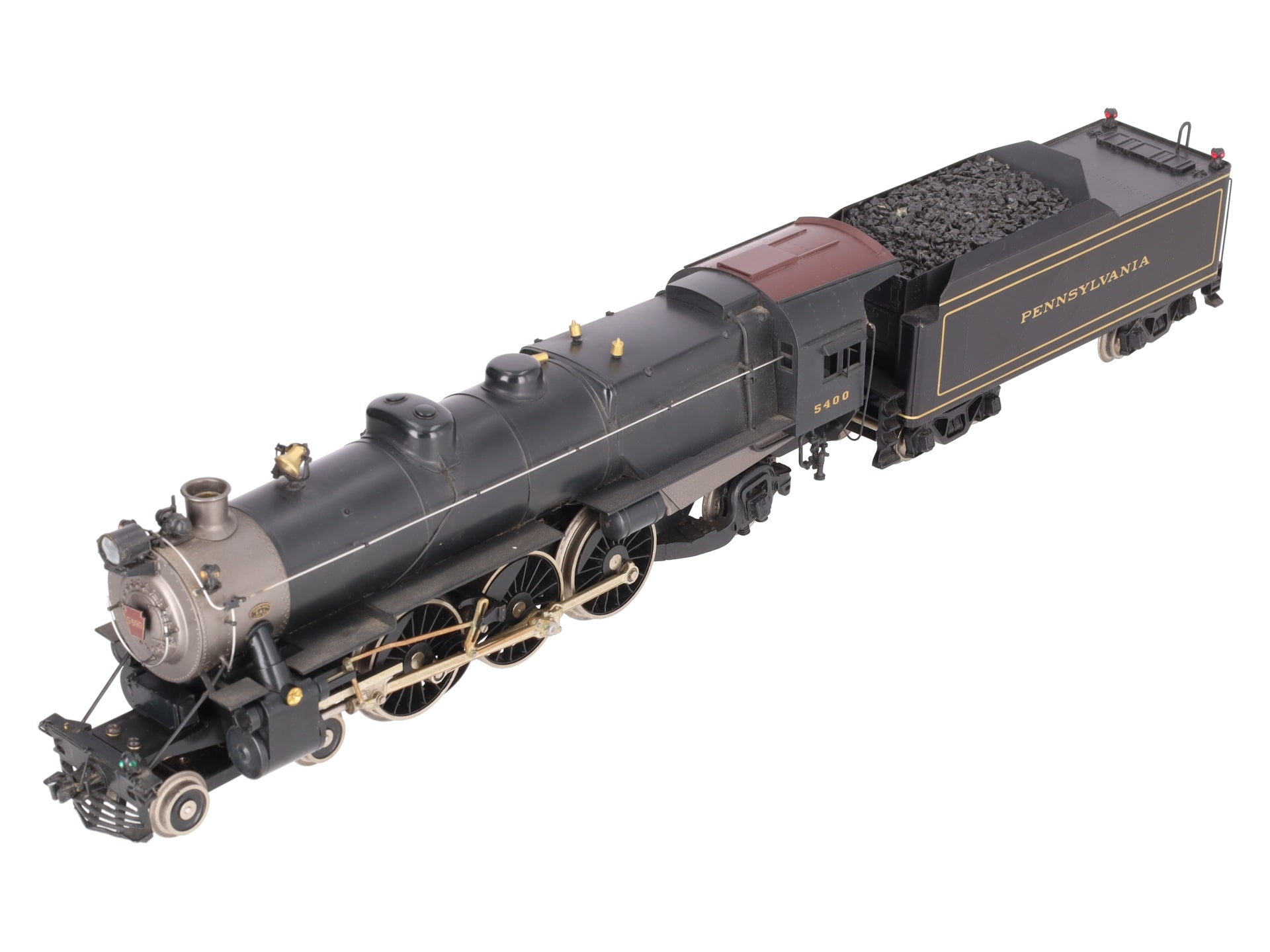 Williams 5000 O Gauge BRASS PRR 4-6-2 K4S Pacific Steam & Tender #5400 (3-Rail) VG