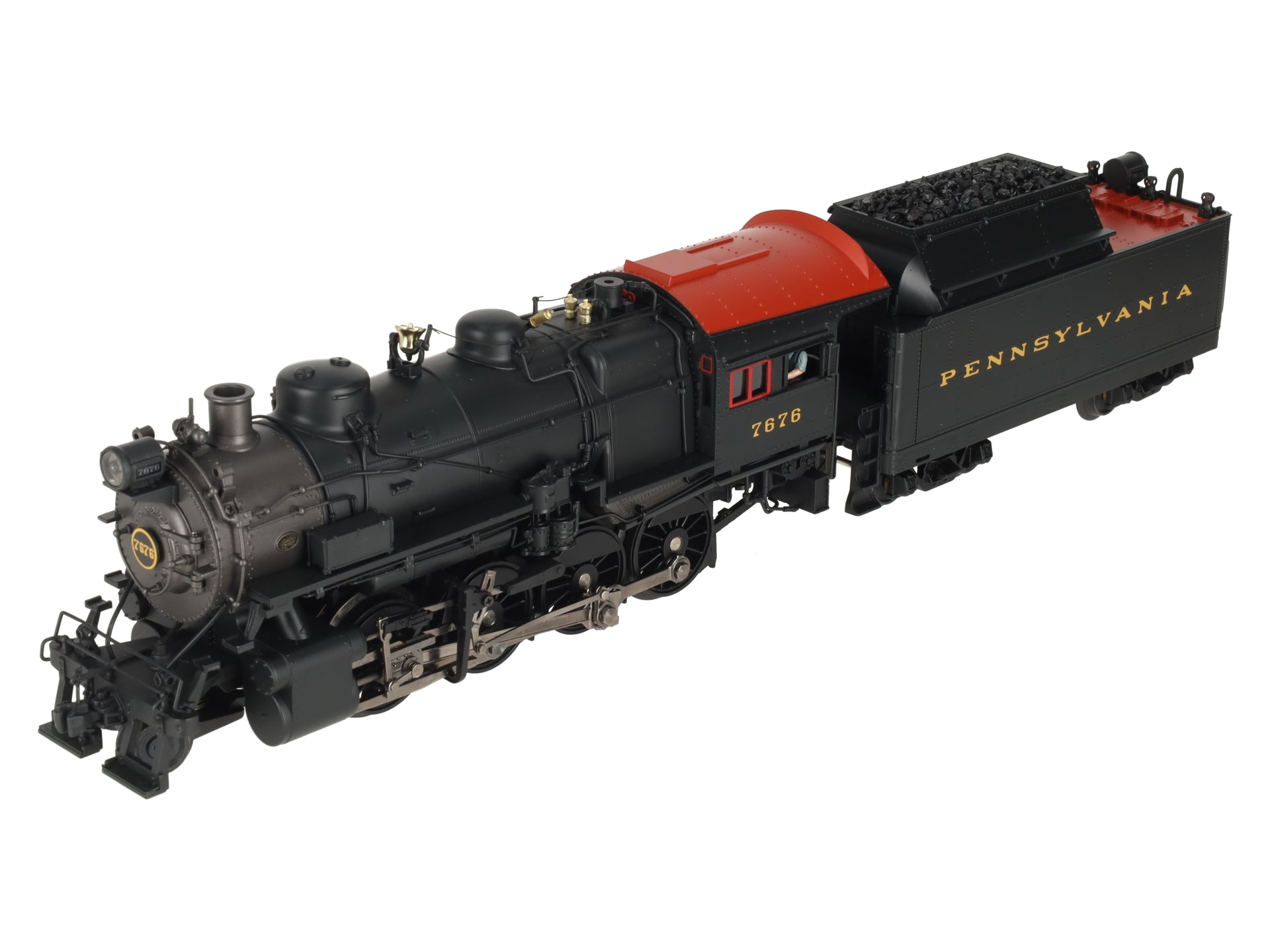 MTH 20-3055-1 O PRR 2-8-0 H10s Consolidation Steam Loco & Tender w/PS2 EX/Box