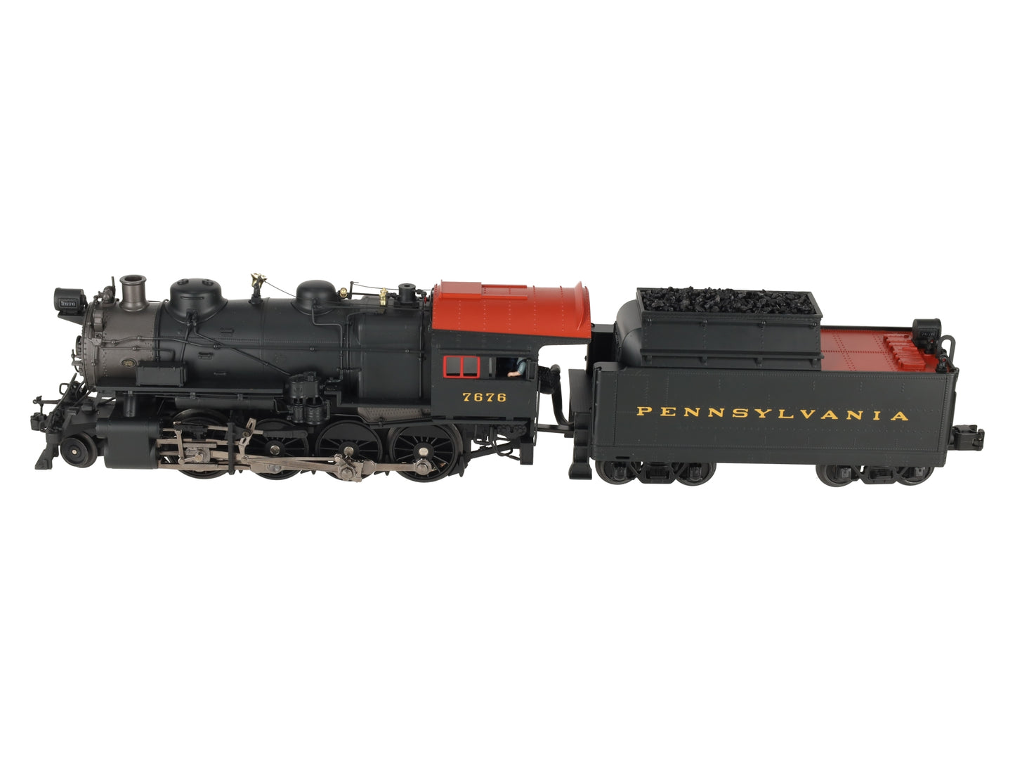 MTH 20-3055-1 O PRR 2-8-0 H10s Consolidation Steam Loco & Tender w/PS2 EX/Box