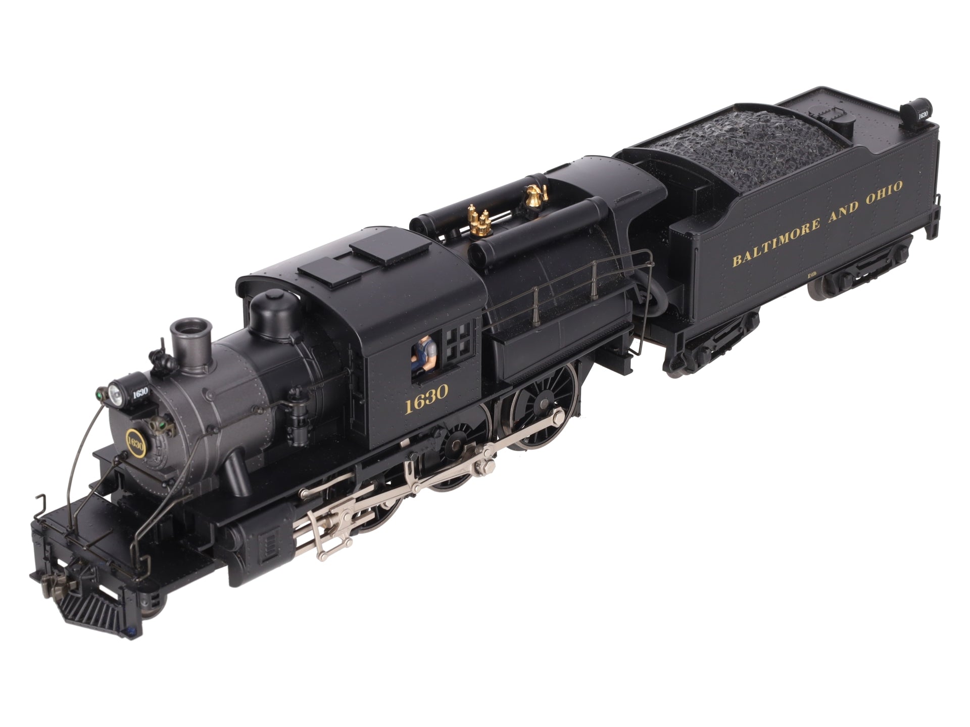 Lionel 6-28742 B&O 4-6-0 Camelback Steam Locomotive & Tender #1630 w TMCC VG/Box