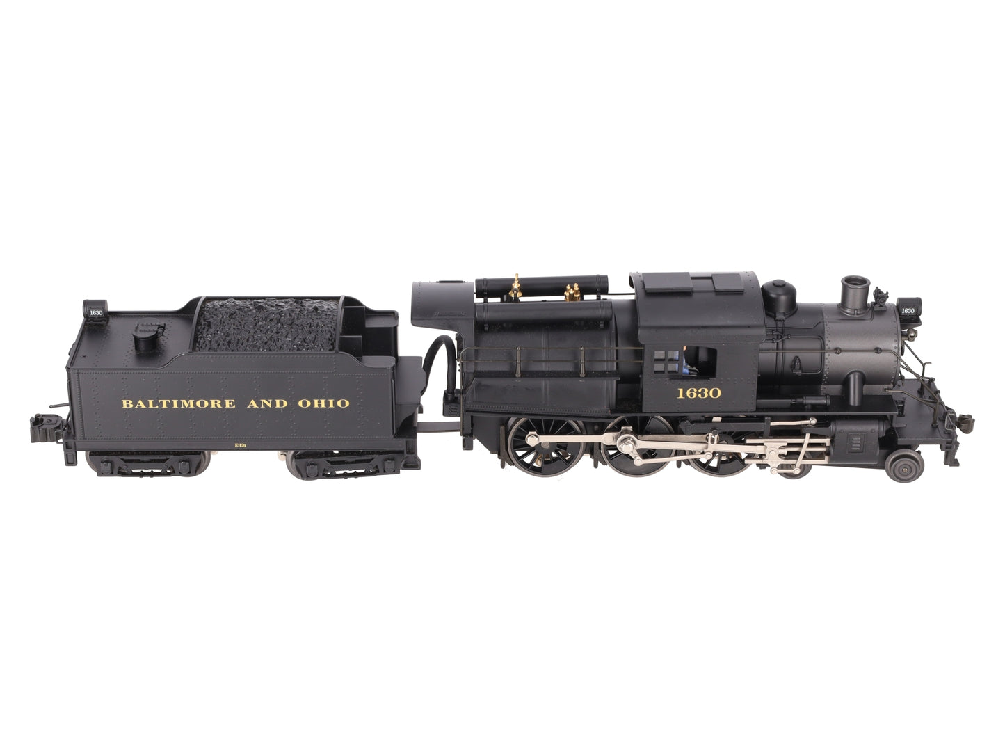 Lionel 6-28742 B&O 4-6-0 Camelback Steam Locomotive & Tender #1630 w TMCC VG/Box