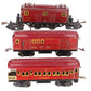 American Flyer Vintage O Electric Loco & Passenger Cars: 3020, 3000, 3001 [3] VG