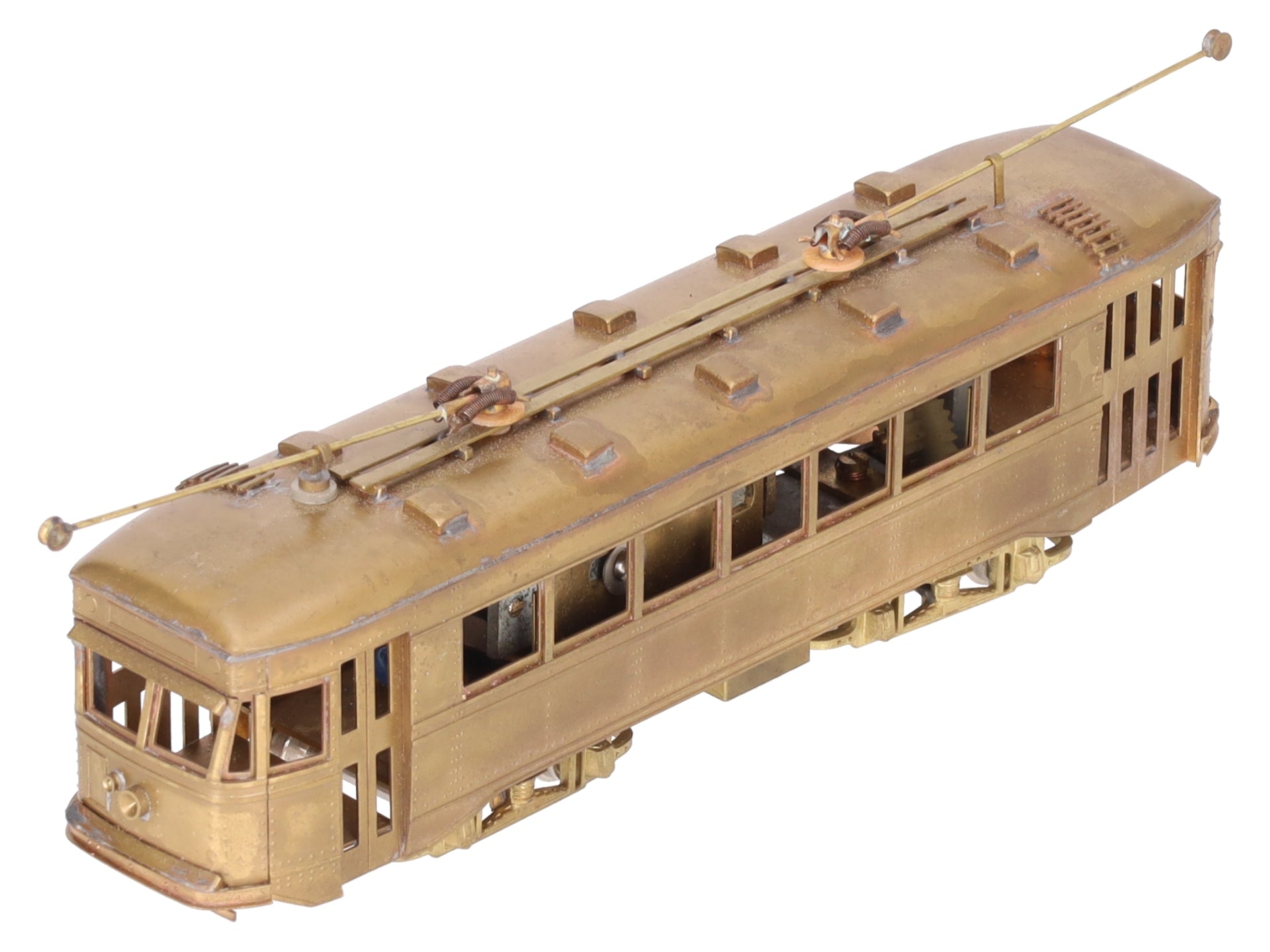 Northwest Short Line 1930 HO BRASS Brill Master Unit Trolly VG