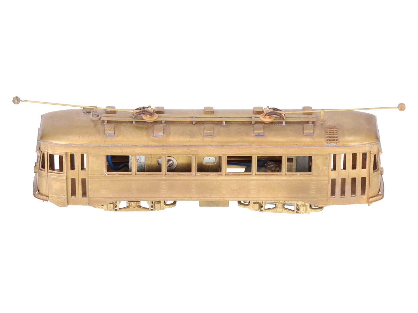 Northwest Short Line 1930 HO BRASS Brill Master Unit Trolly VG