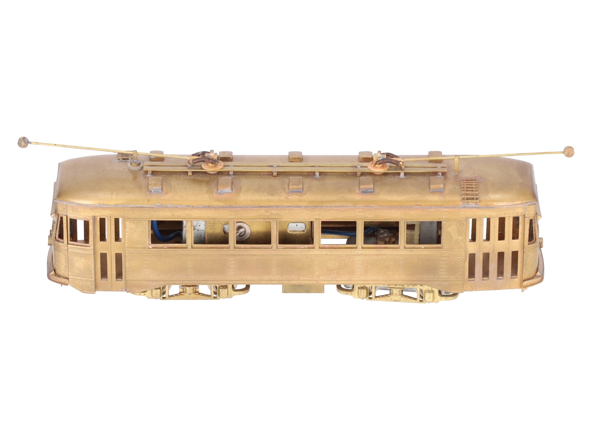 Northwest Short Line 1930 HO BRASS Brill Master Unit Trolly VG