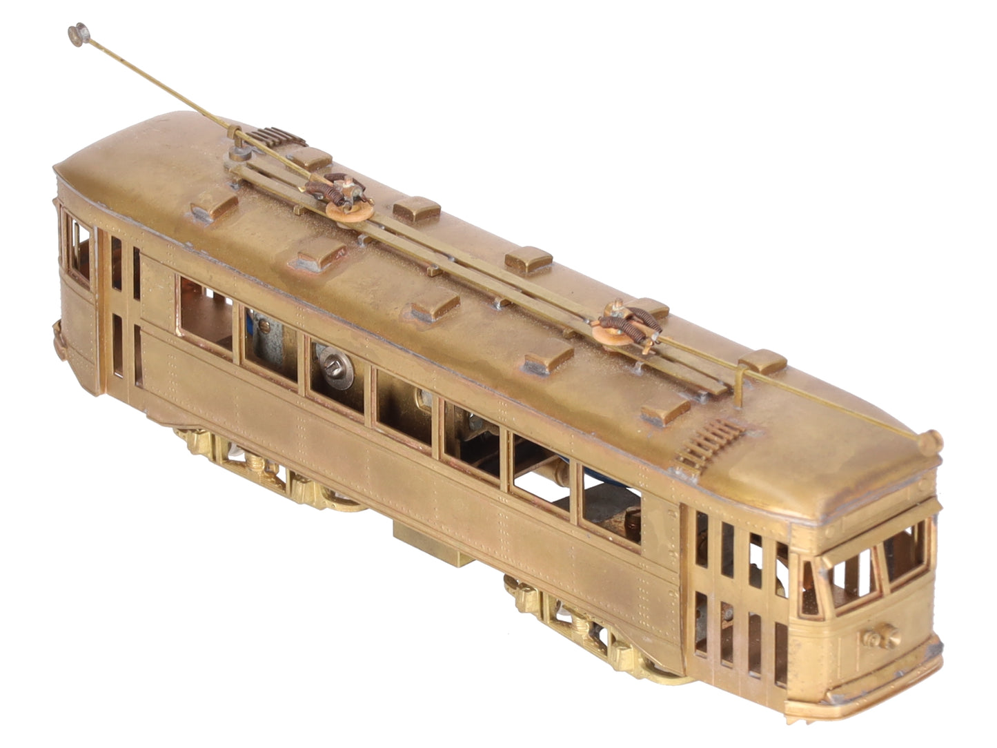 Northwest Short Line 1930 HO BRASS Brill Master Unit Trolly VG
