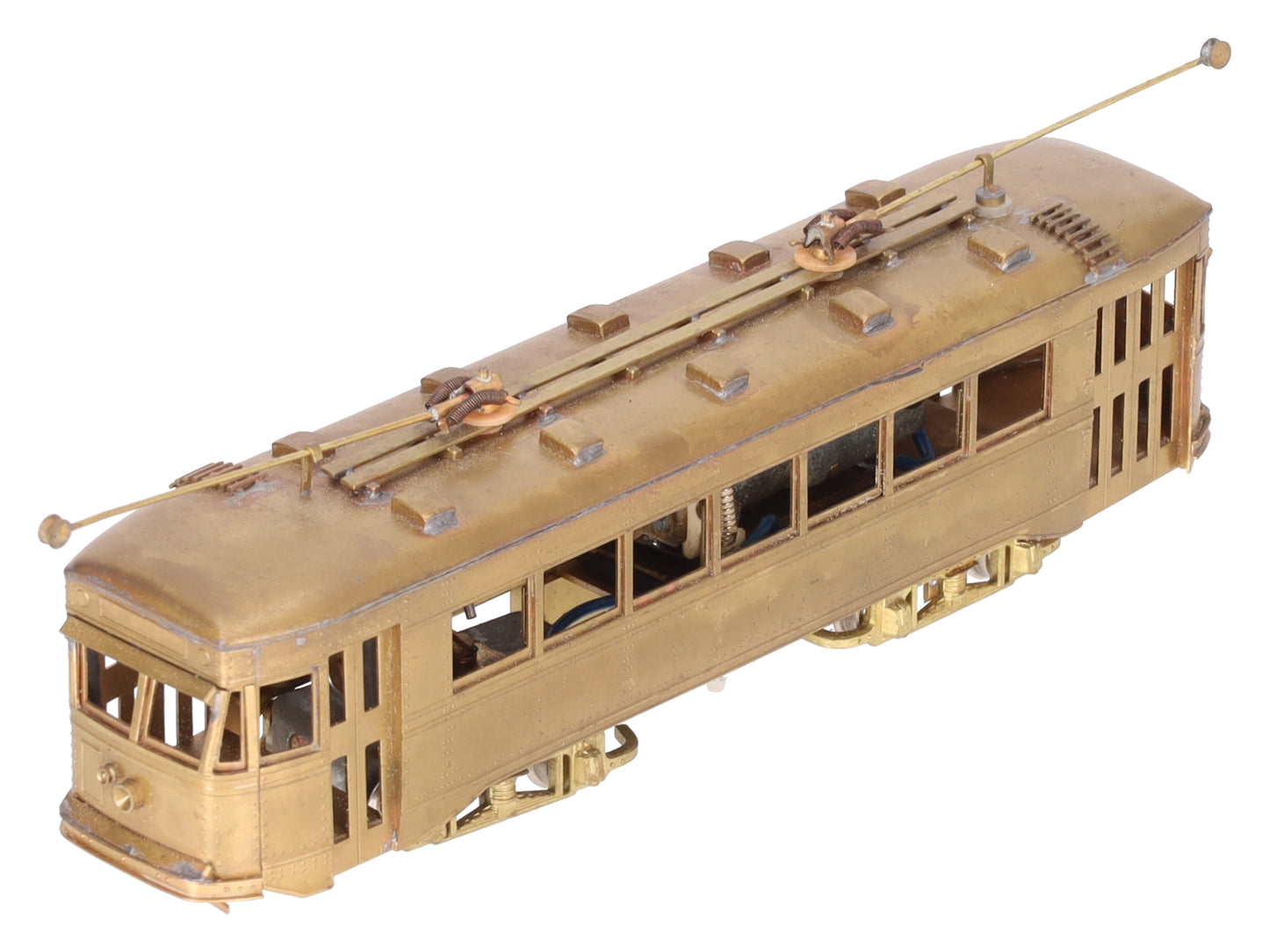 Northwest Short Line 1930 HO BRASS Brill Master Unit Trolly VG
