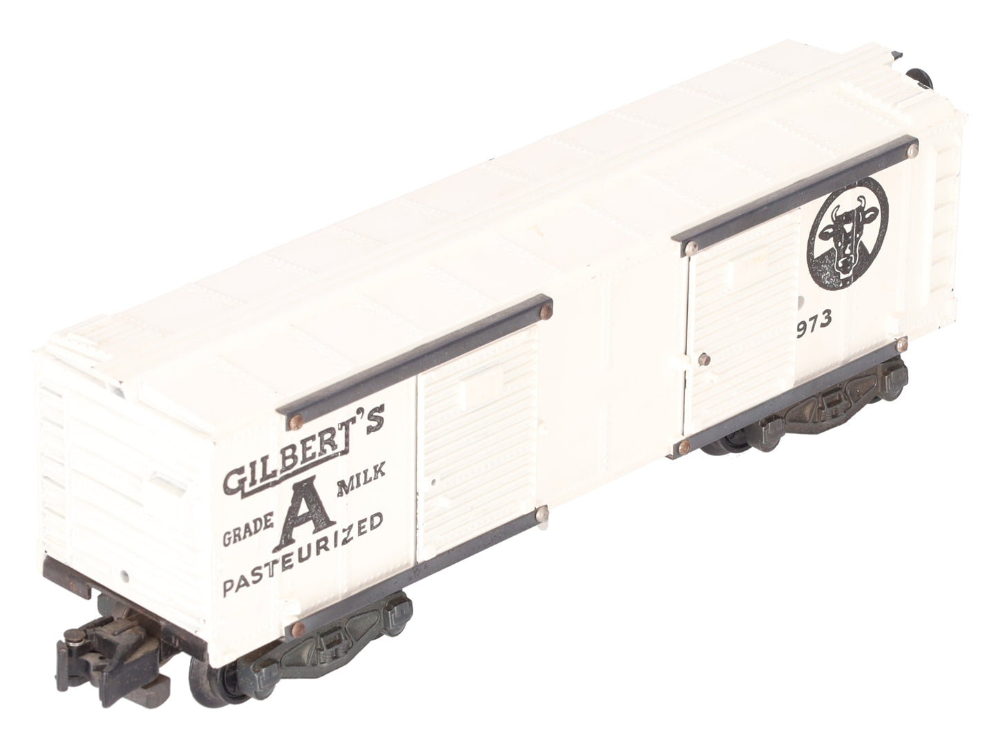 American Flyer 973 Vintage S Gilbert's Operating Milk Car Set VG/Box