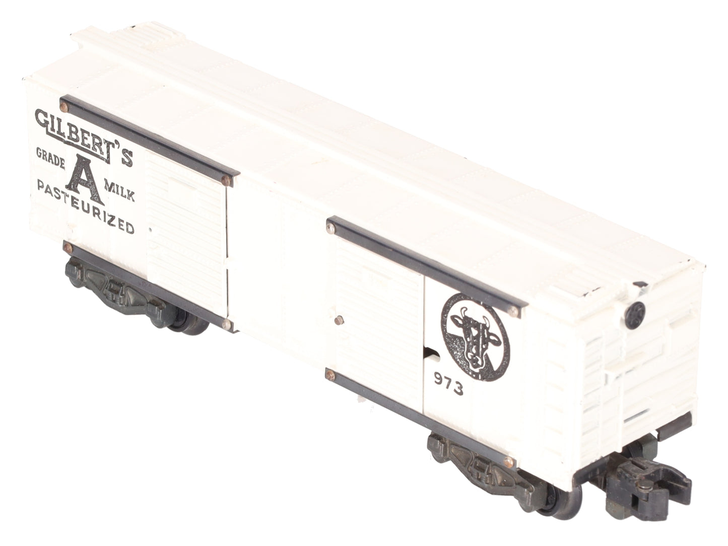 American Flyer 973 Vintage S Gilbert's Operating Milk Car Set VG/Box