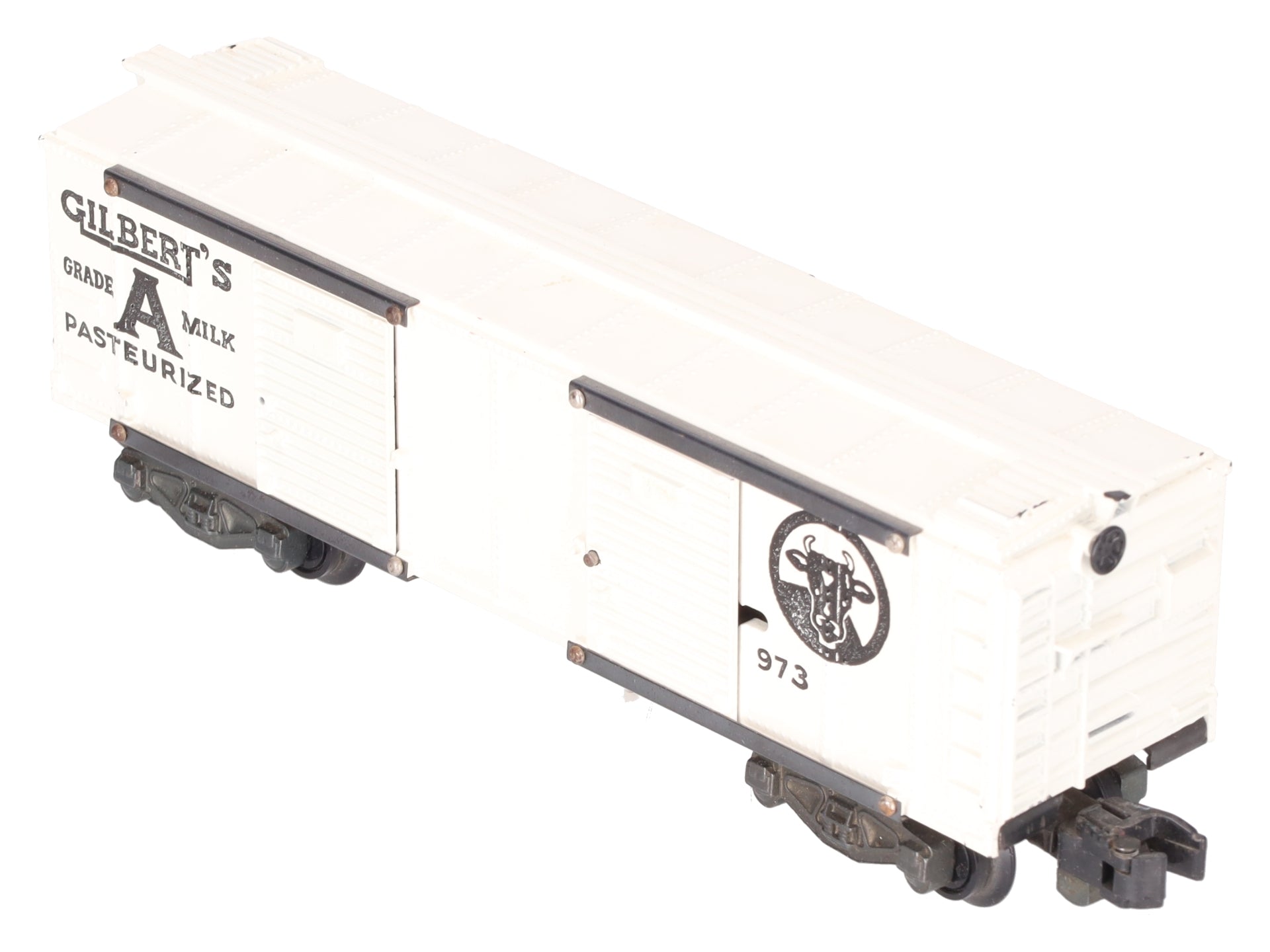 American Flyer 973 Vintage S Gilbert's Operating Milk Car Set VG/Box
