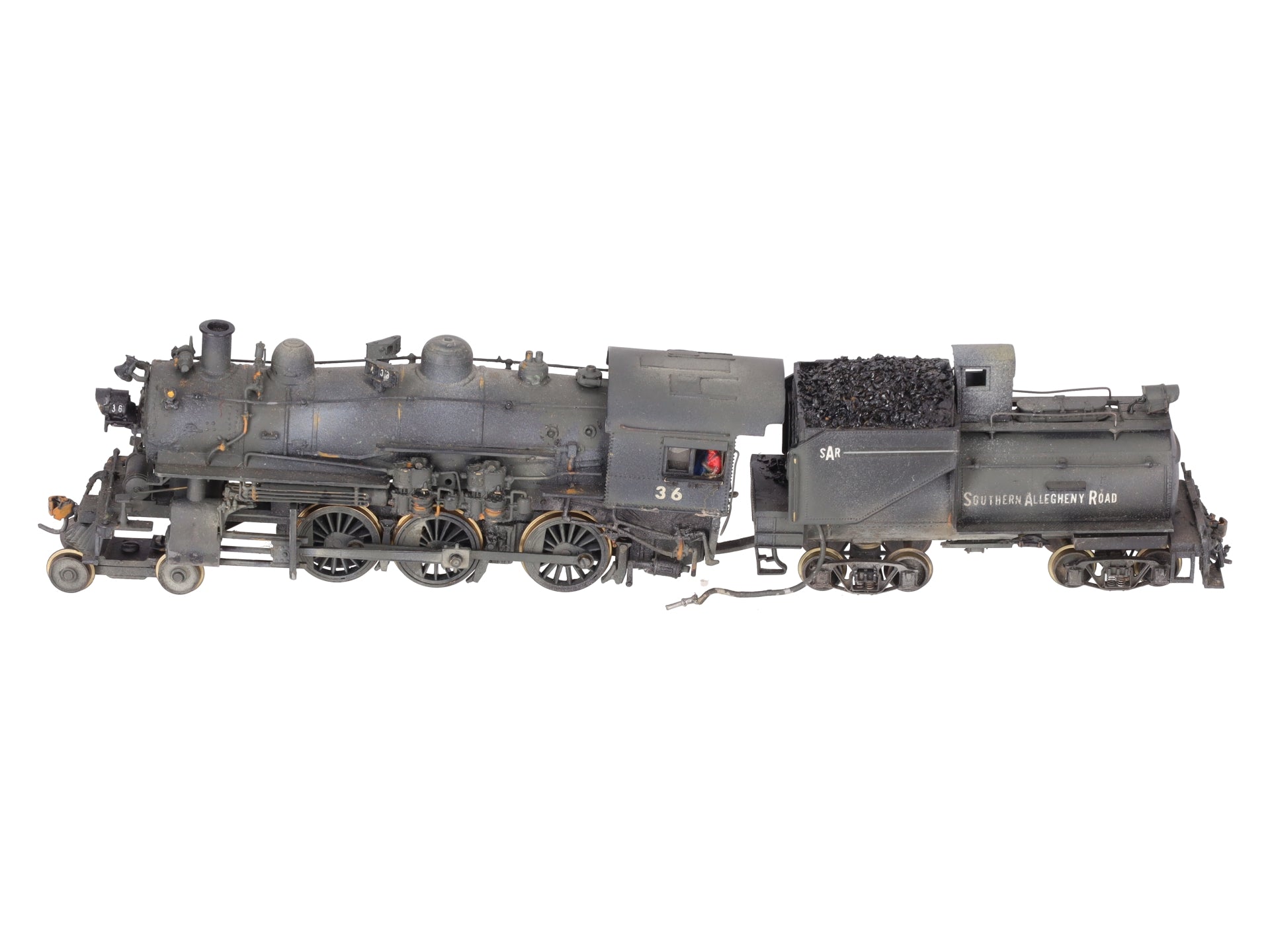 Roundhouse 455 HO Scale SAR 4-6-0 10 Wheeler Loco - Assembled/Custom
