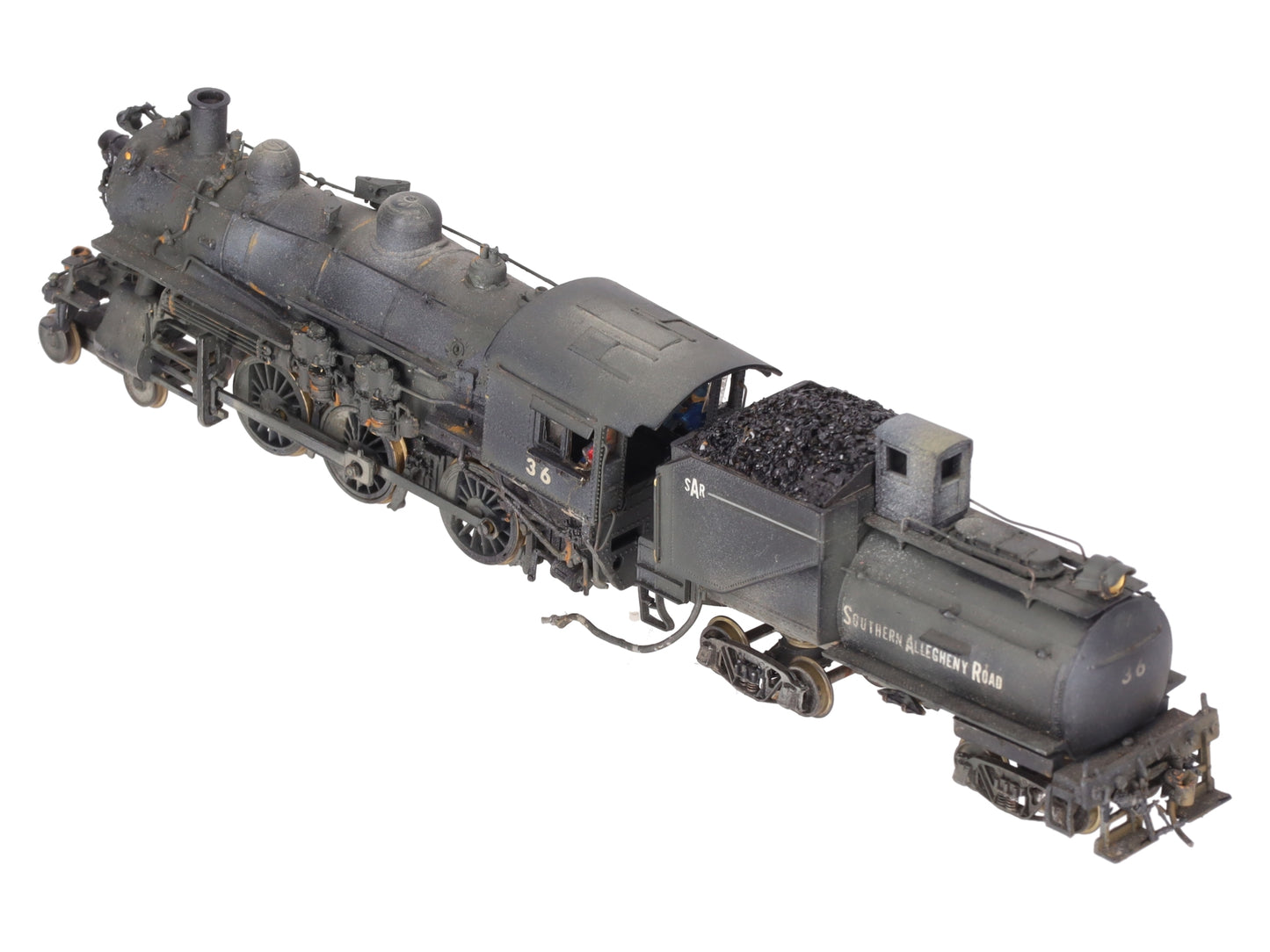 Roundhouse 455 HO Scale SAR 4-6-0 10 Wheeler Loco - Assembled/Custom
