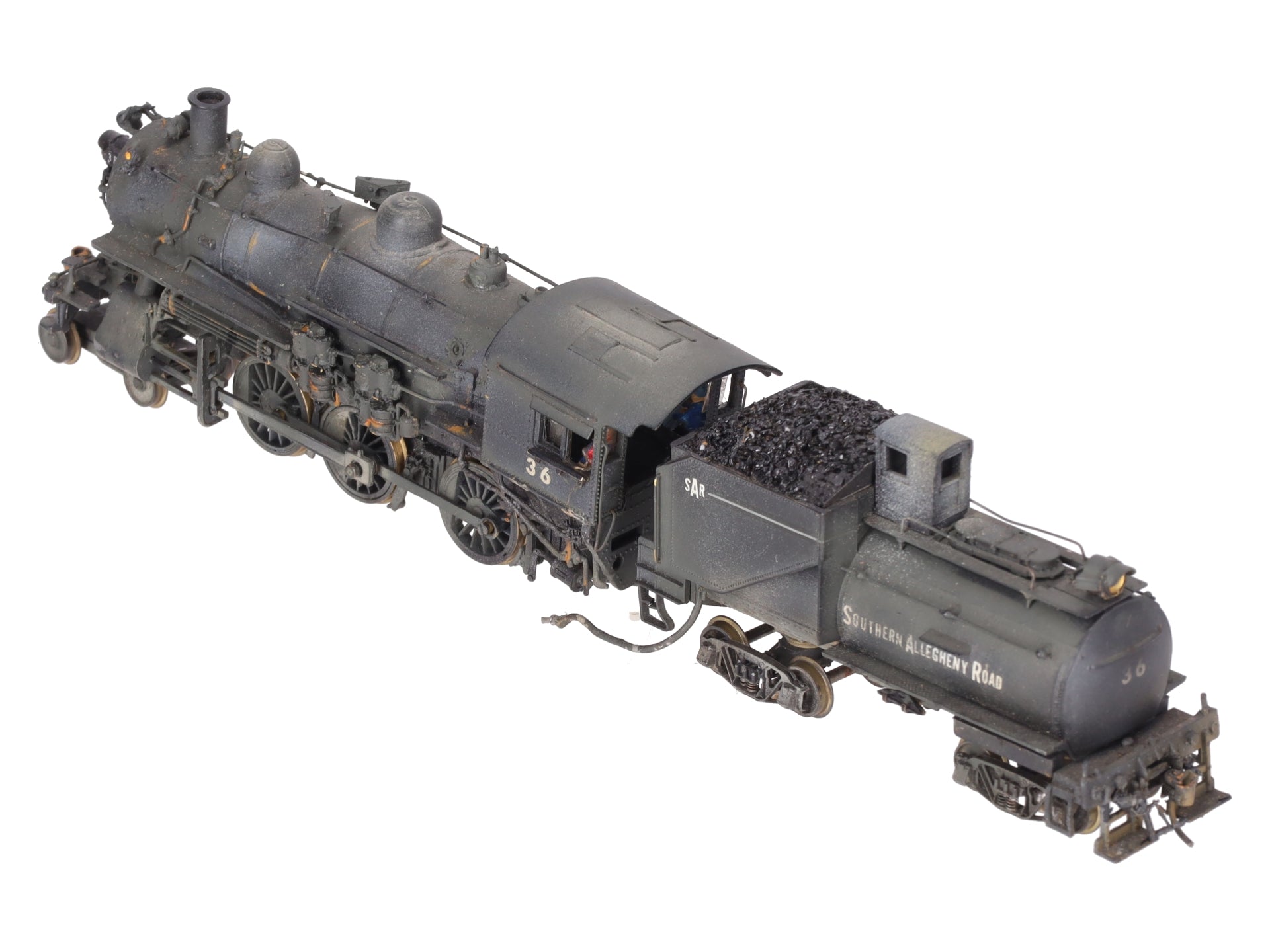 Roundhouse 455 HO Scale SAR 4-6-0 10 Wheeler Loco - Assembled/Custom
