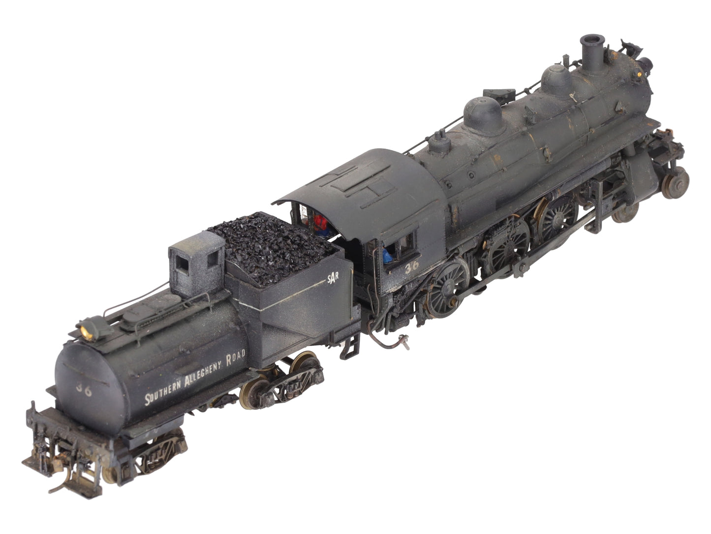 Roundhouse 455 HO Scale SAR 4-6-0 10 Wheeler Loco - Assembled/Custom