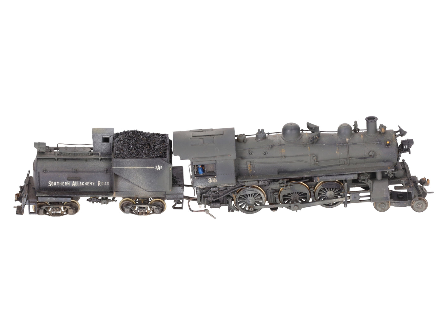 Roundhouse 455 HO Scale SAR 4-6-0 10 Wheeler Loco - Assembled/Custom