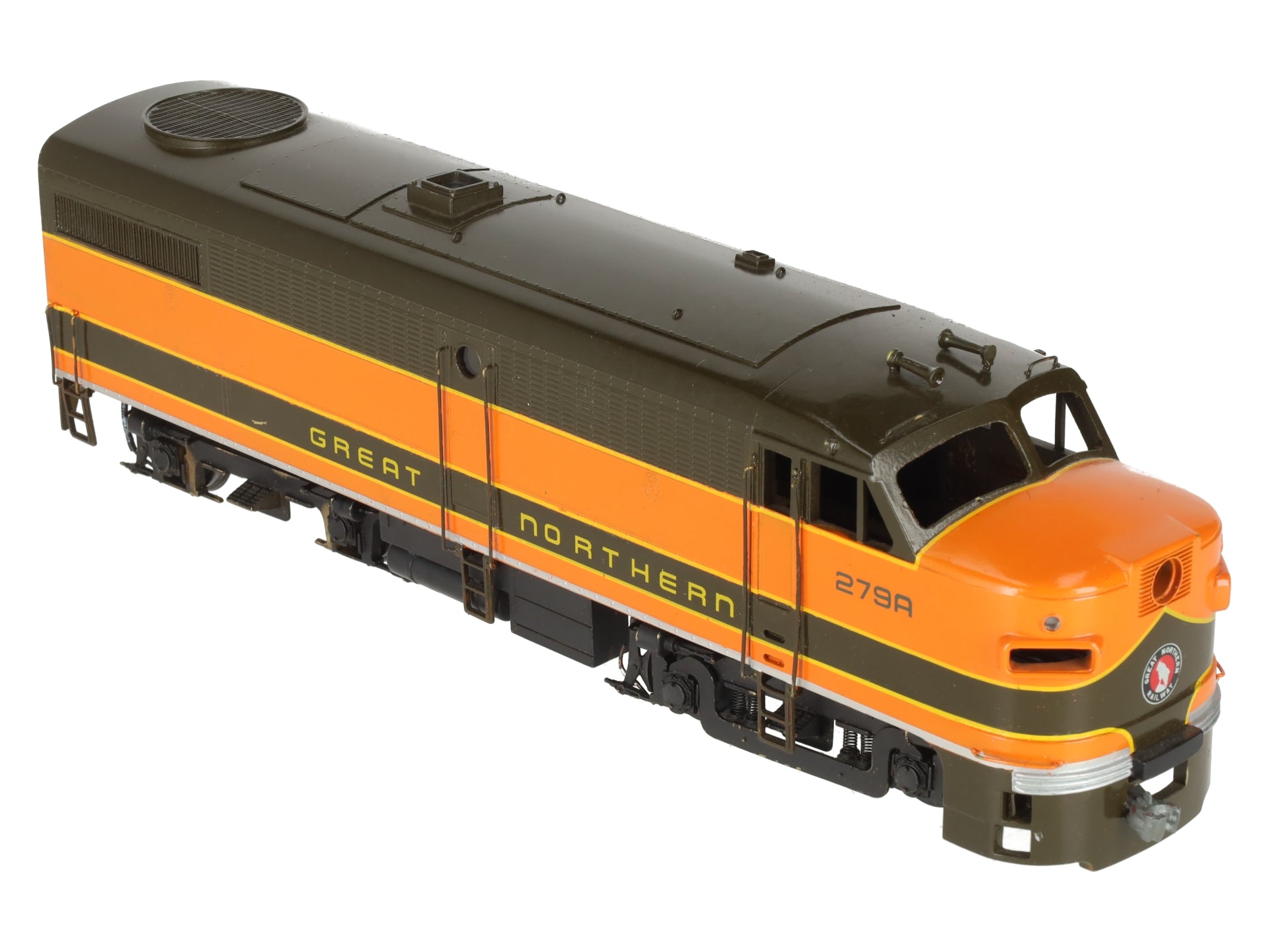 O Scale (2-Rail) Custom Great Northern BRASS Diesel Locomotive #279A VG