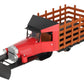 Bachmann 82394 G Scale Red & Black Rail Truck VG/Box