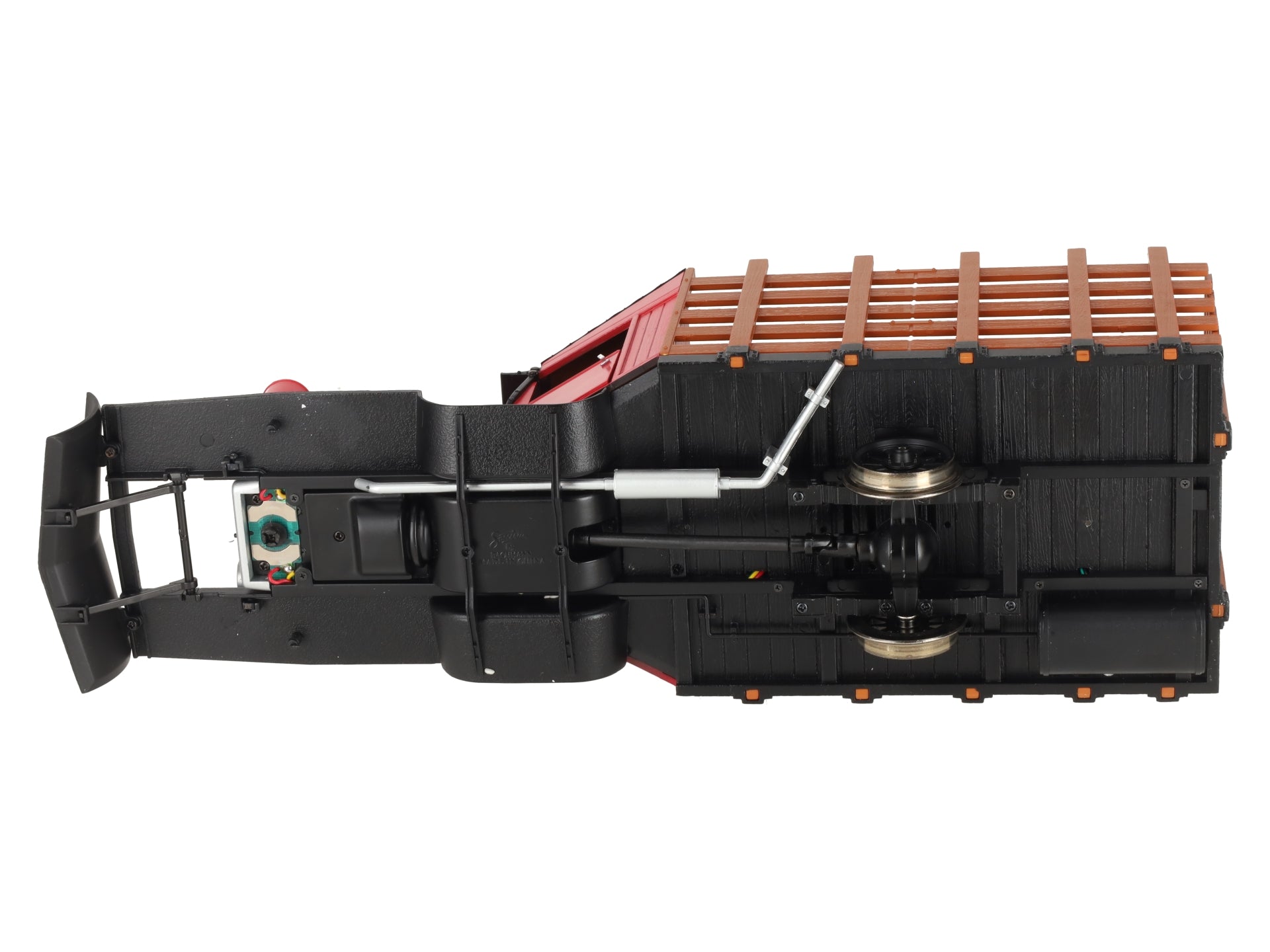 Bachmann 82394 G Scale Red & Black Rail Truck