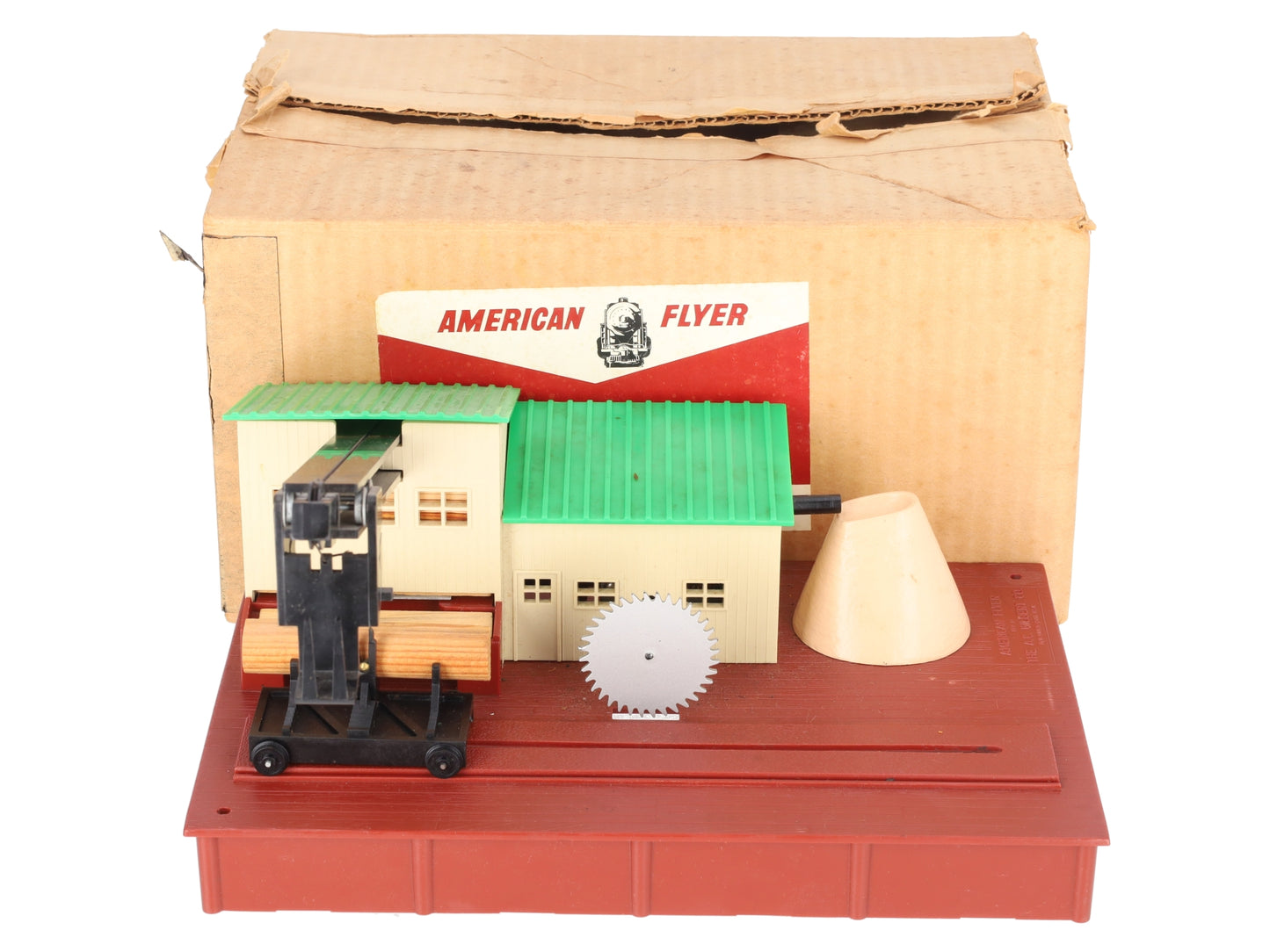 American Flyer 23796 Vintage S Remote-Control Sawmill VG/Box