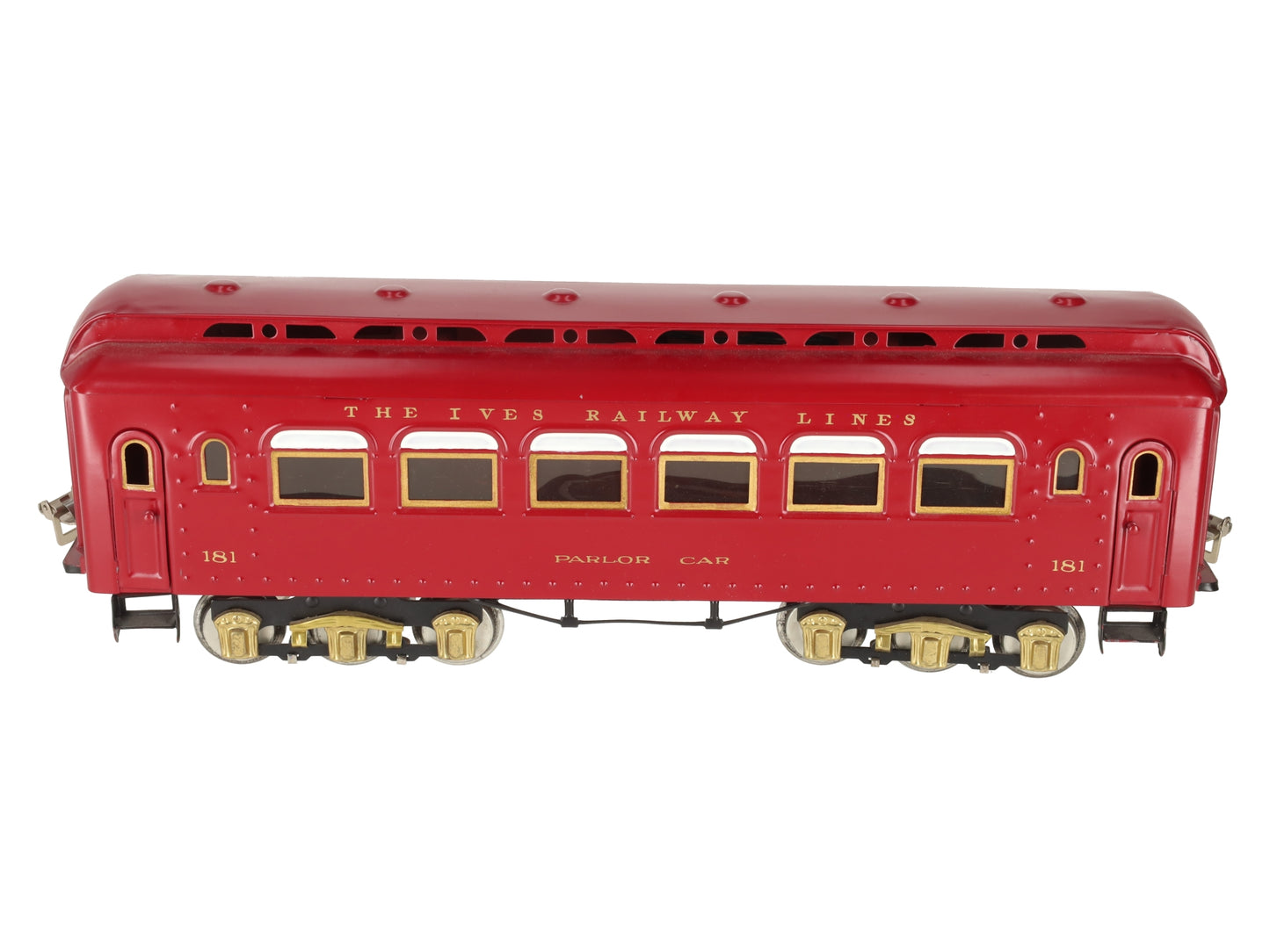 Ives Vintage Standard Gauge Passenger Car #181 Custom Painted