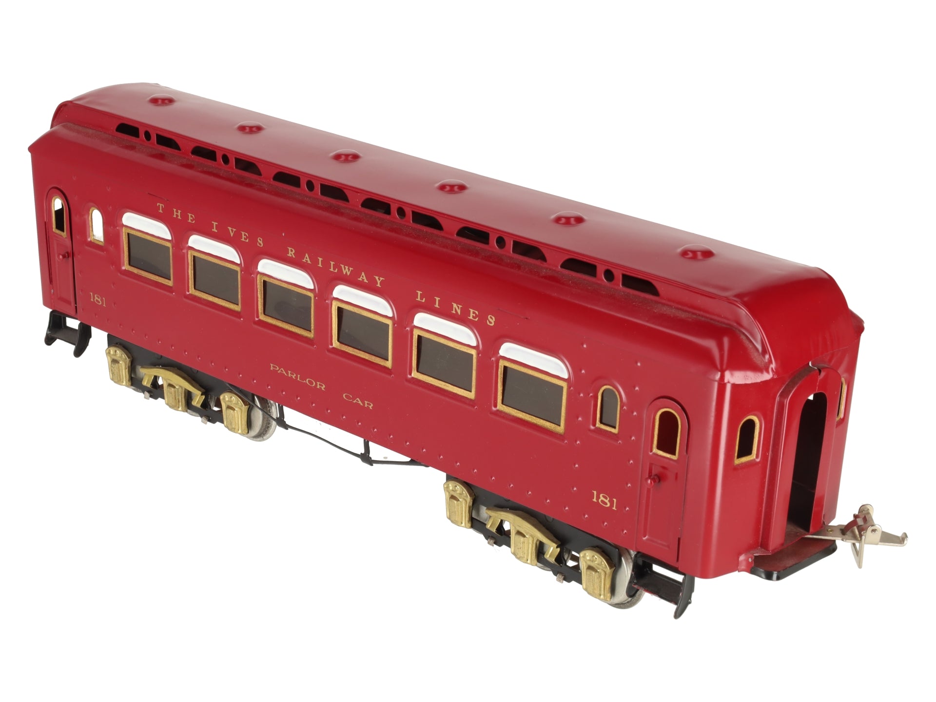 Ives Vintage Standard Gauge Passenger Car #181 Custom Painted
