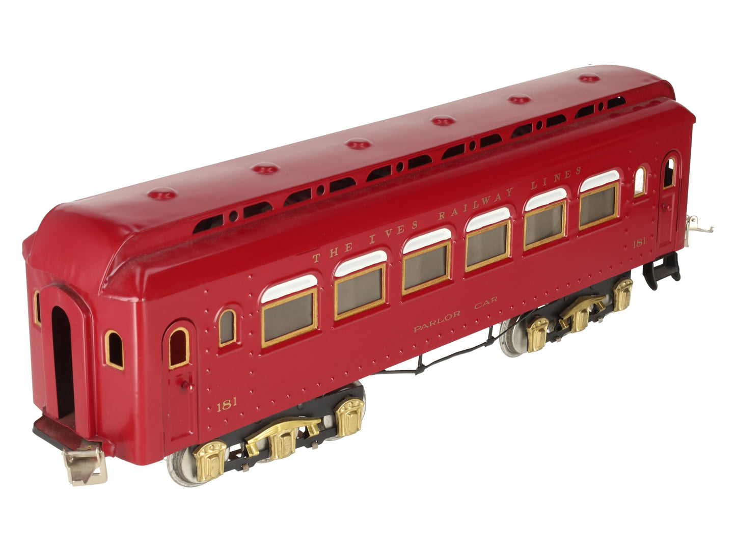 Ives Vintage Standard Gauge Passenger Car #181 Custom Painted