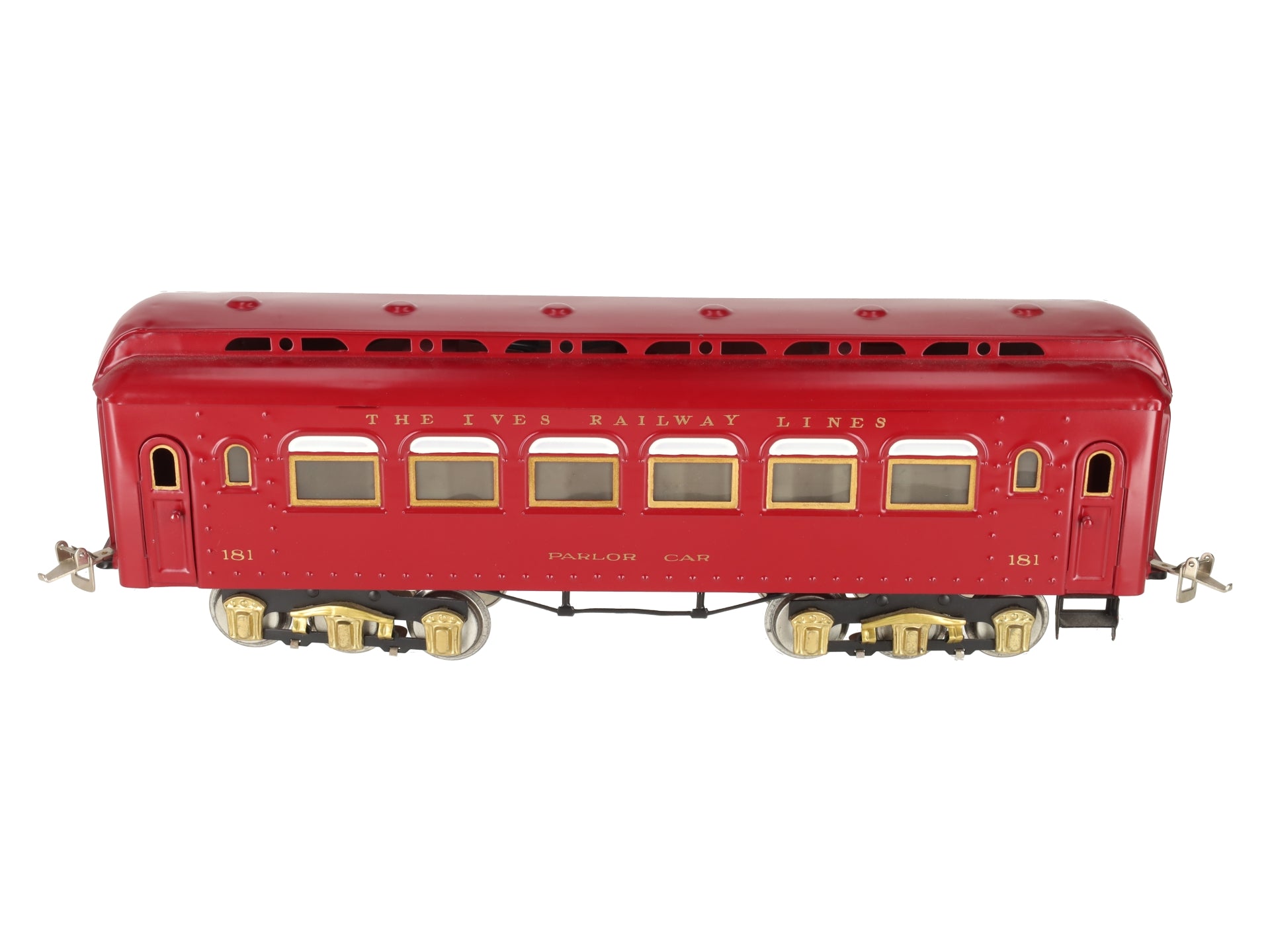Ives Vintage Standard Gauge Passenger Car #181 Custom Painted