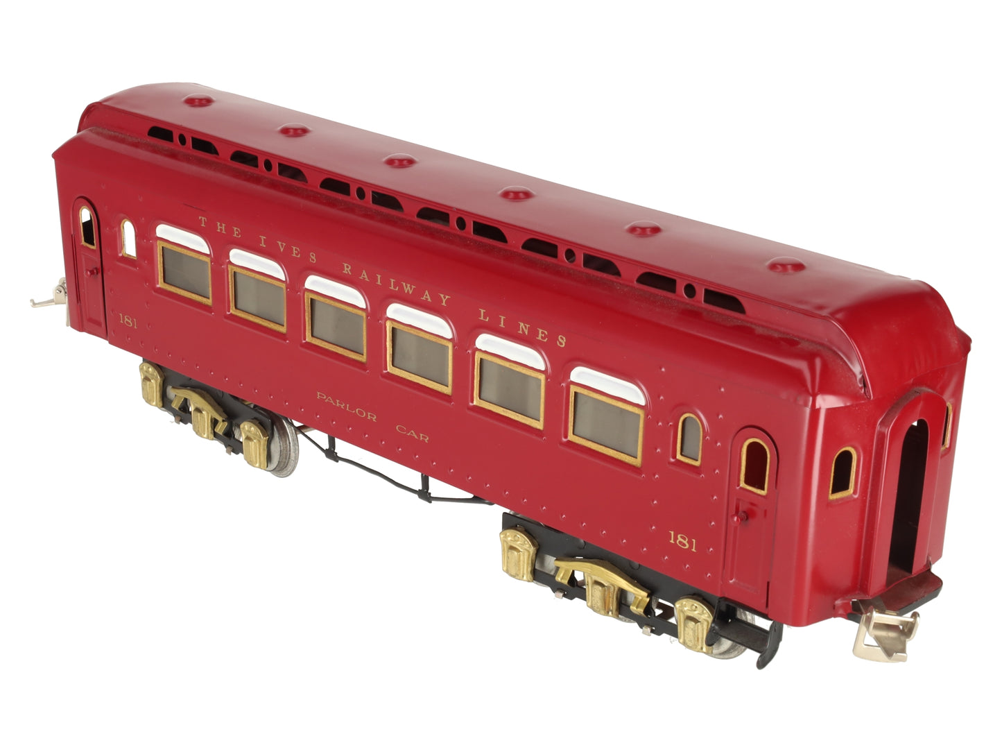 Ives Vintage Standard Gauge Passenger Car #181 Custom Painted