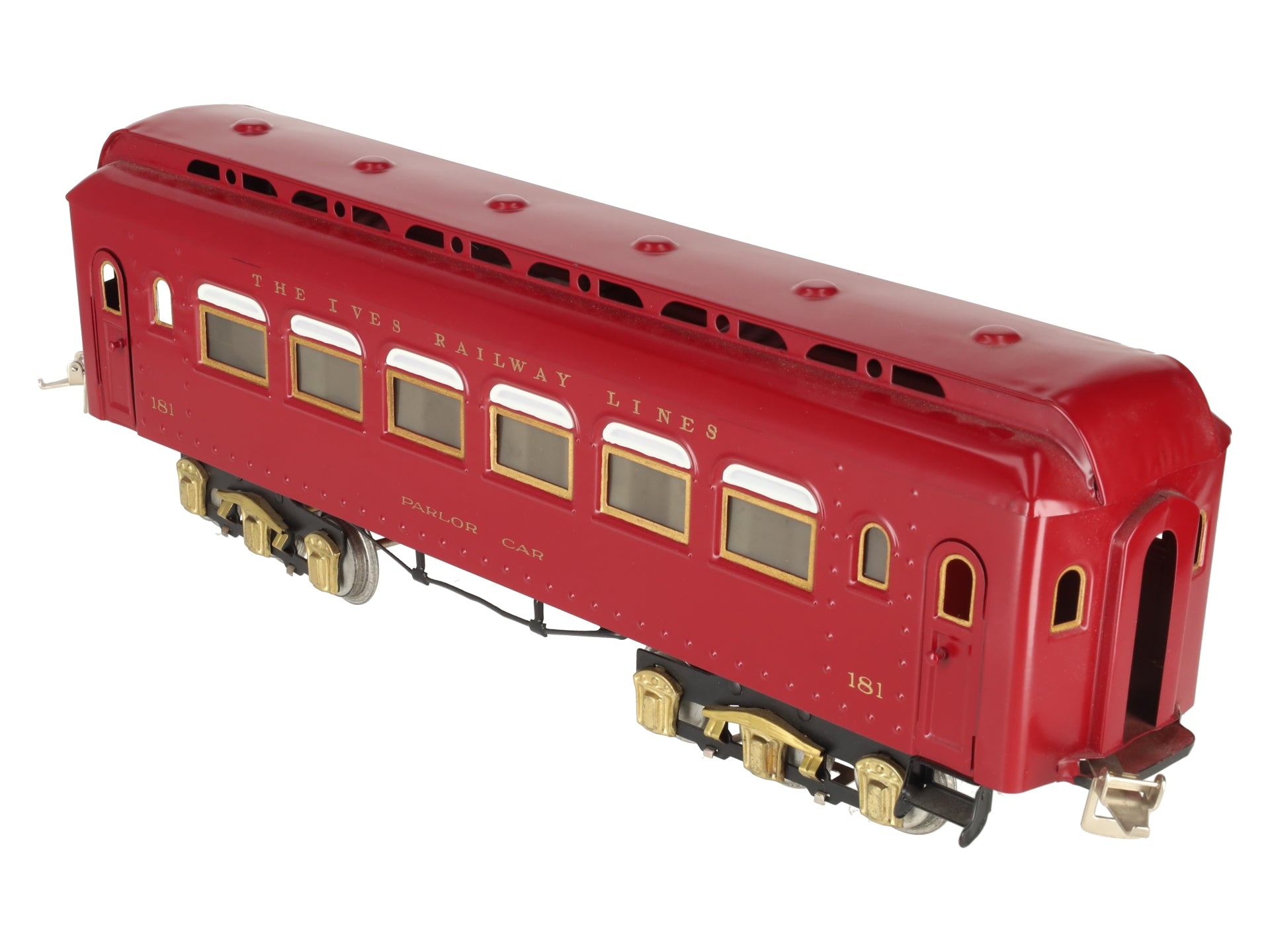 Ives Vintage Standard Gauge Passenger Car #181 Custom Painted