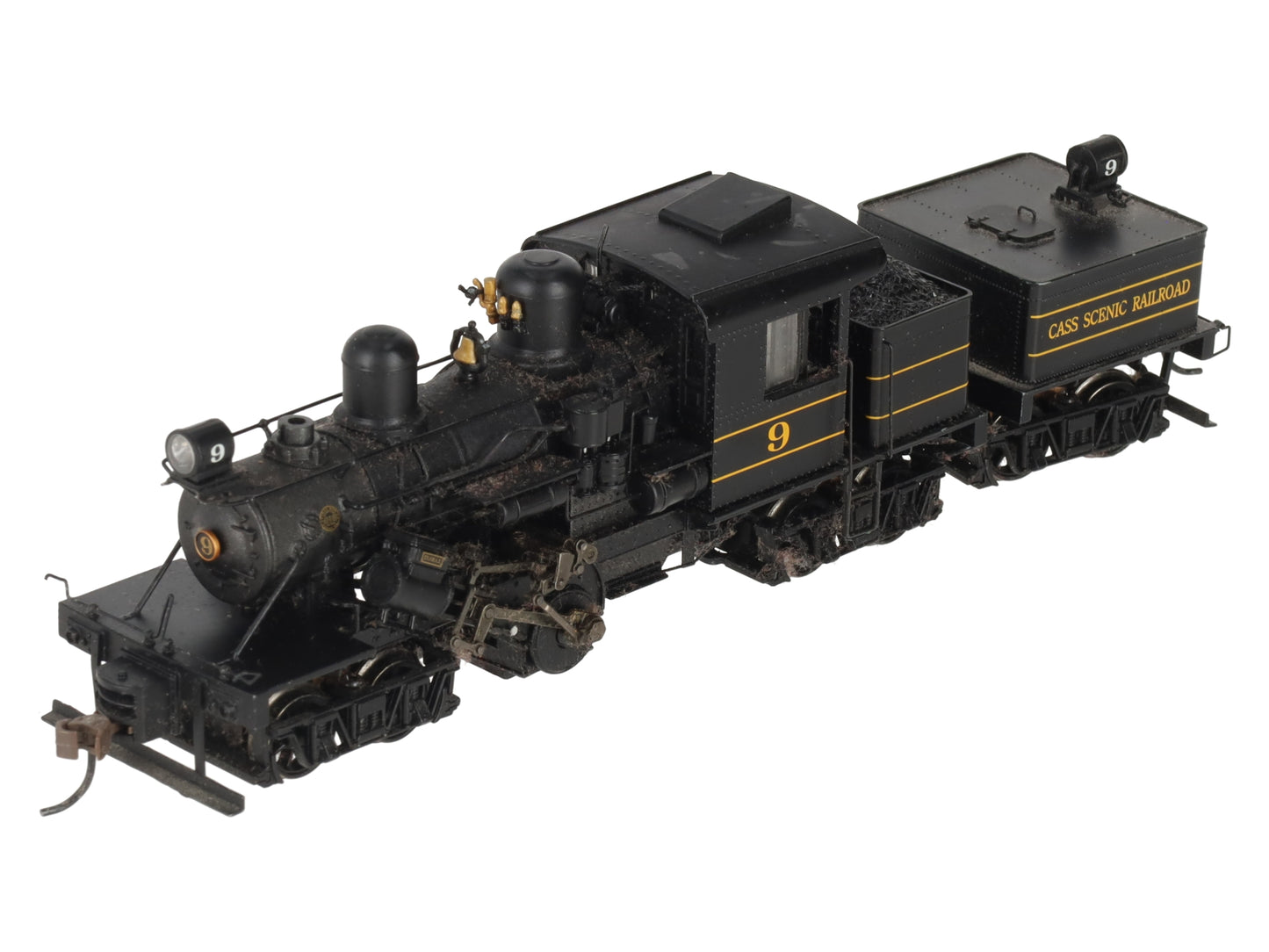 Bachmann 82904 HO Cass Scenic Railroad 70 Ton Three Truck Steam Locomotive #9 EX/Box