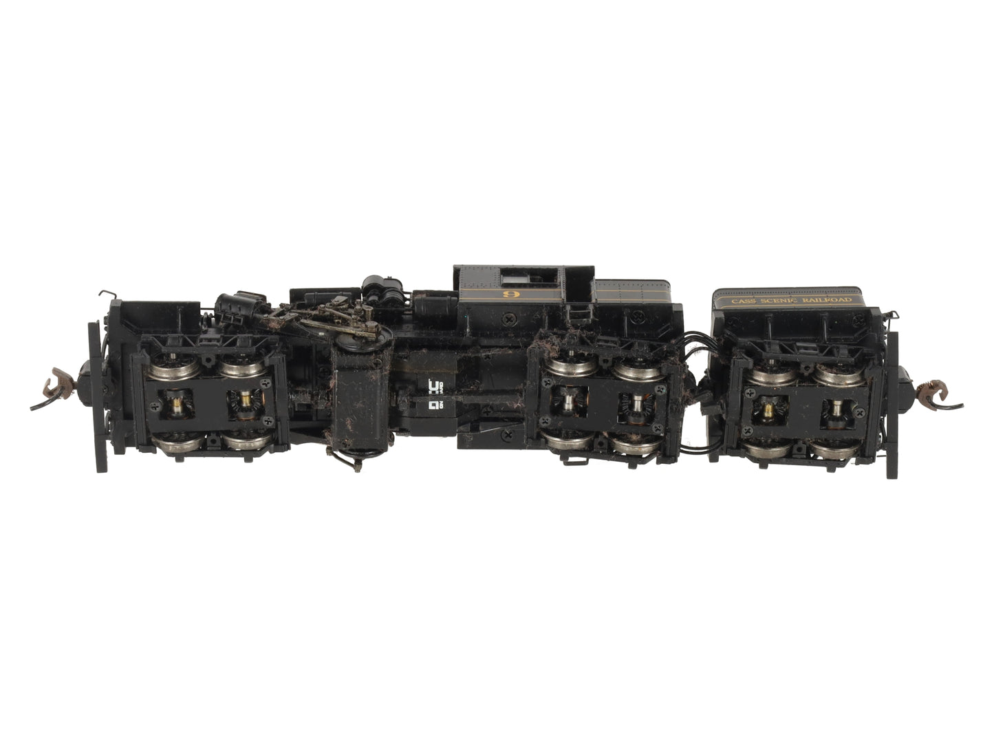 Bachmann 82904 HO Cass Scenic Railroad 70 Ton Three Truck Steam Locomotive #9 EX/Box