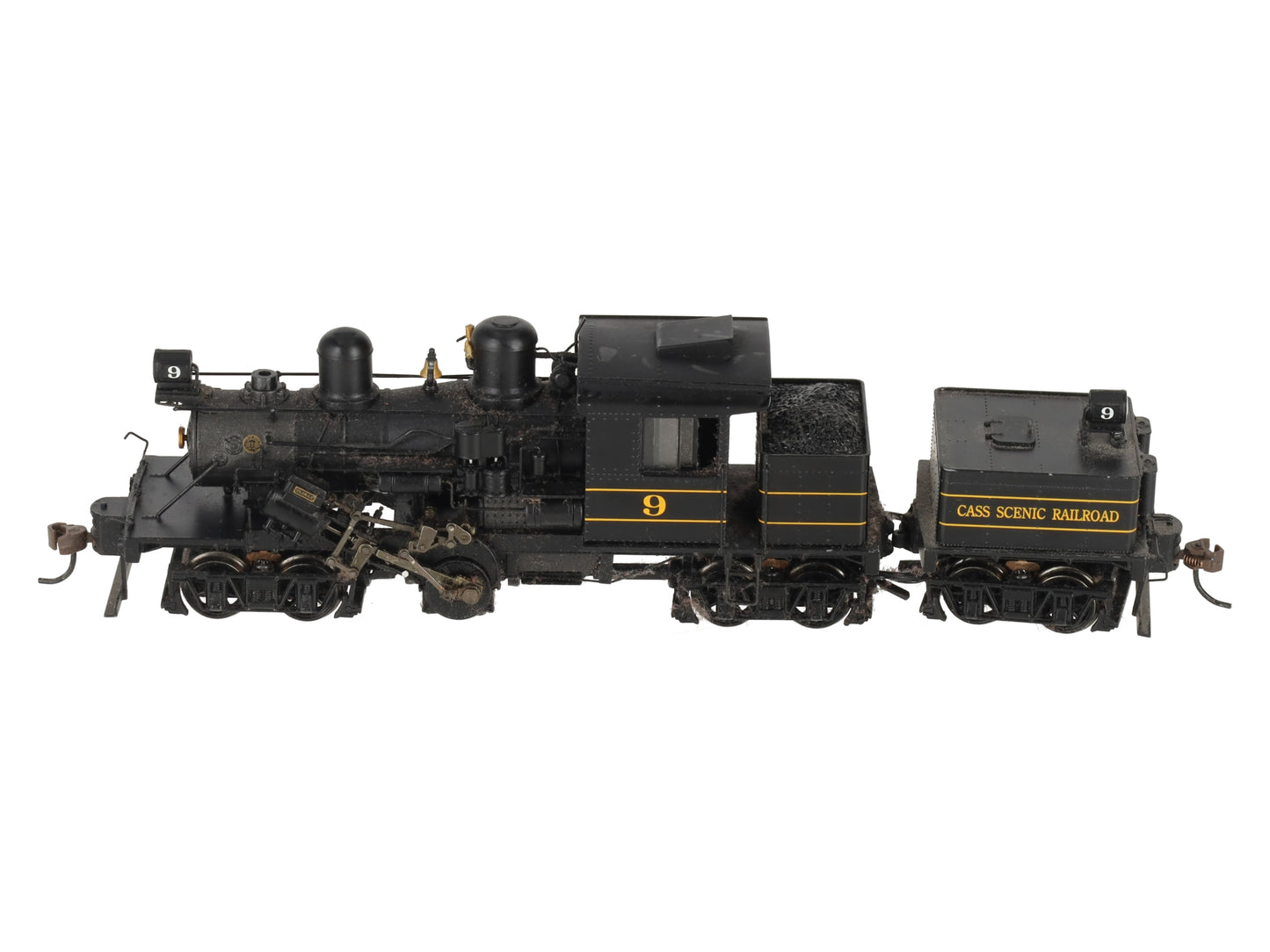 Bachmann 82904 HO Cass Scenic Railroad 70 Ton Three Truck Steam Locomotive #9 EX/Box