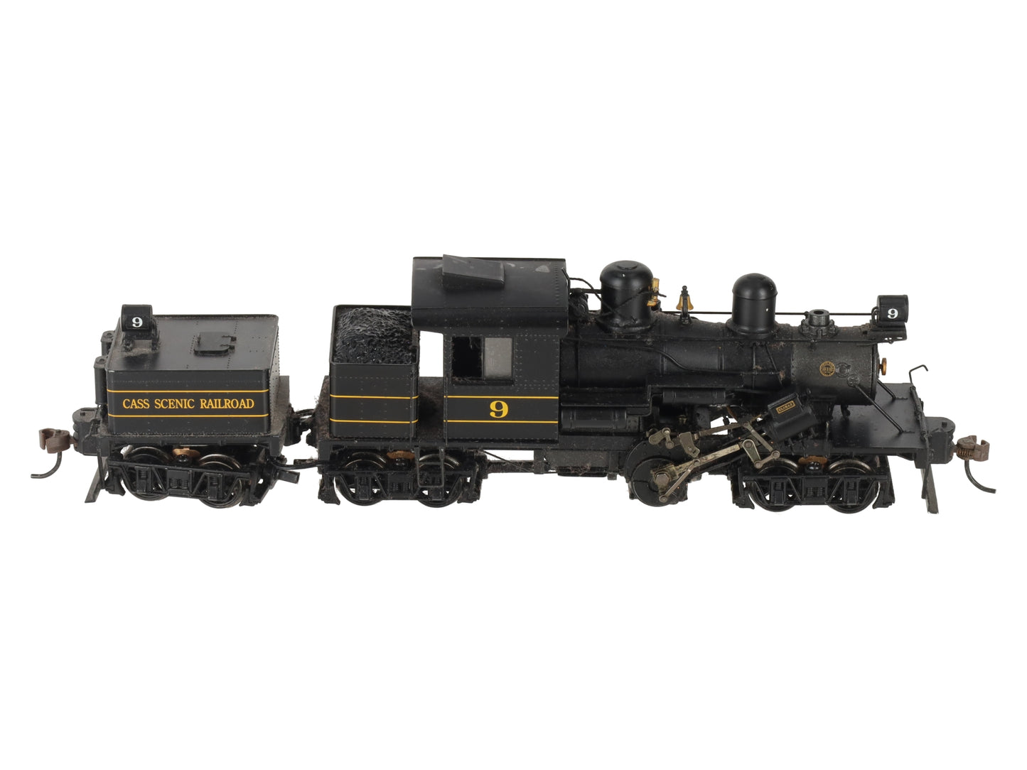 Bachmann 82904 HO Cass Scenic Railroad 70 Ton Three Truck Steam Locomotive #9 EX/Box