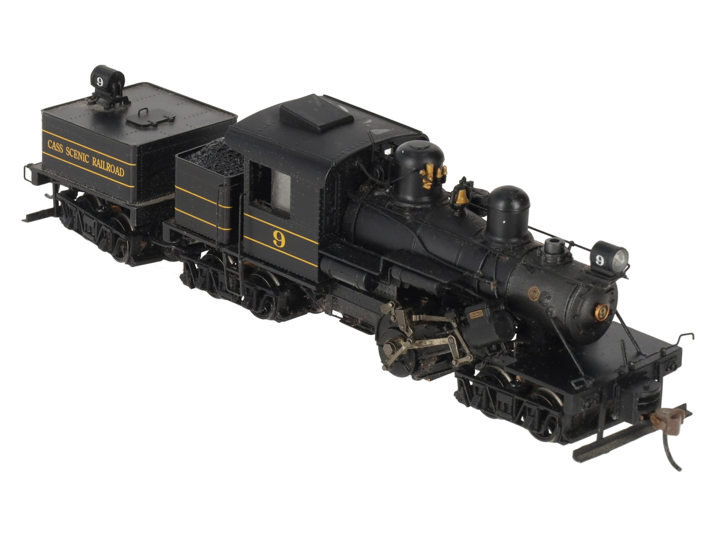 Bachmann 82904 HO Cass Scenic Railroad 70 Ton Three Truck Steam Locomotive #9 EX/Box