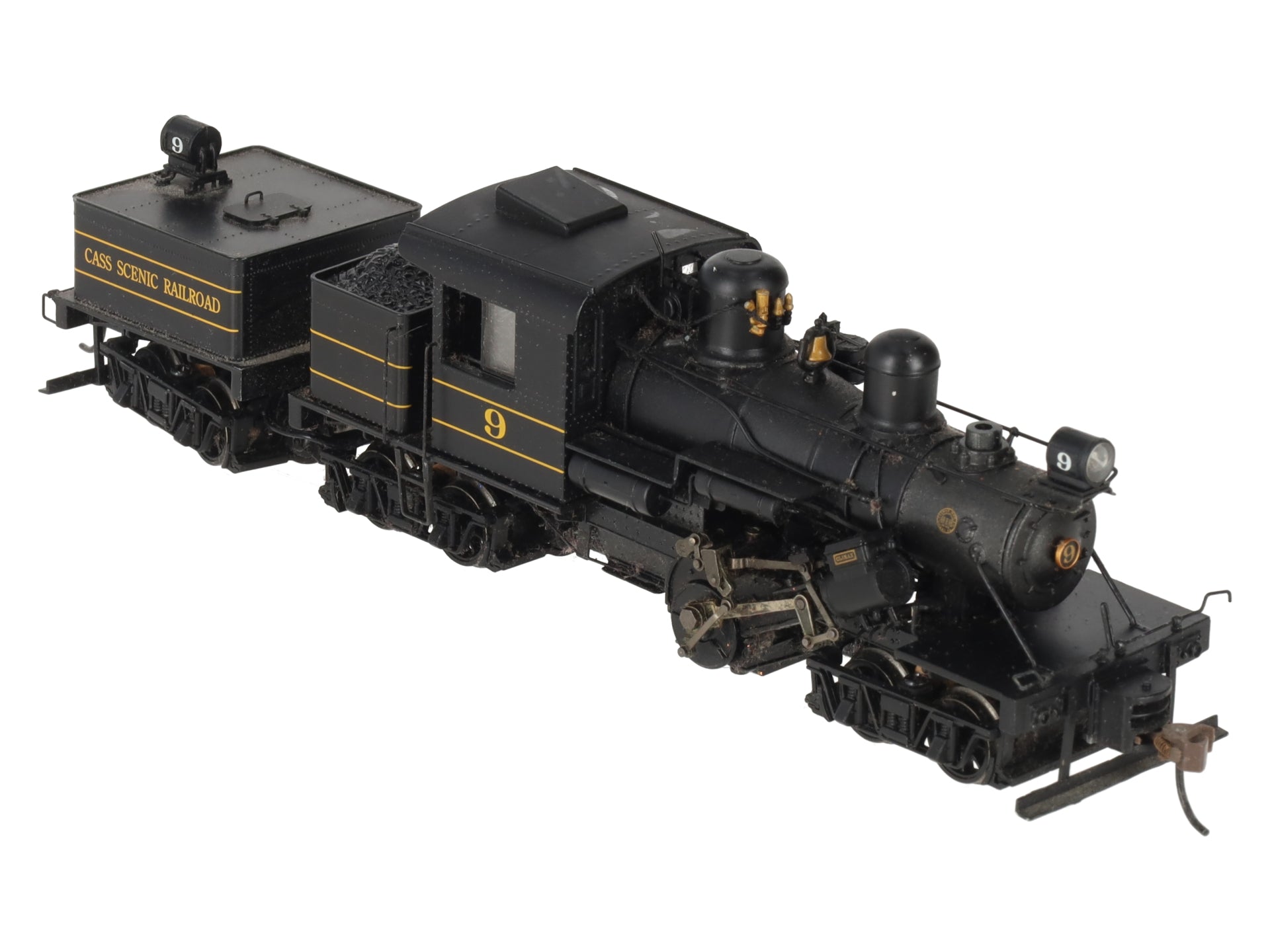 Bachmann 82904 HO Cass Scenic Railroad 70 Ton Three Truck Steam Locomotive #9 EX/Box