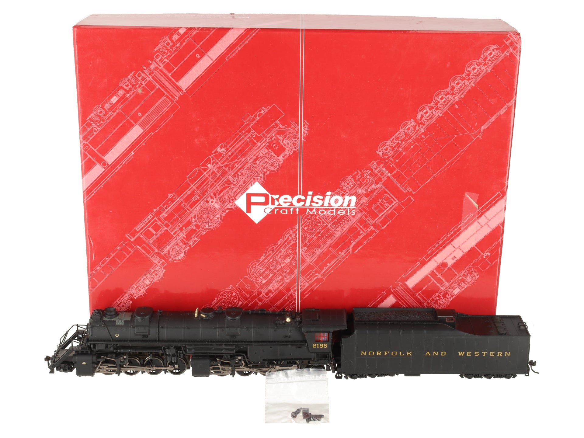 Precision Craft Models 015 N&W Y6b 2-8-8-2 Steam Loco & Tender w/Lok Snd & DC LN/Box