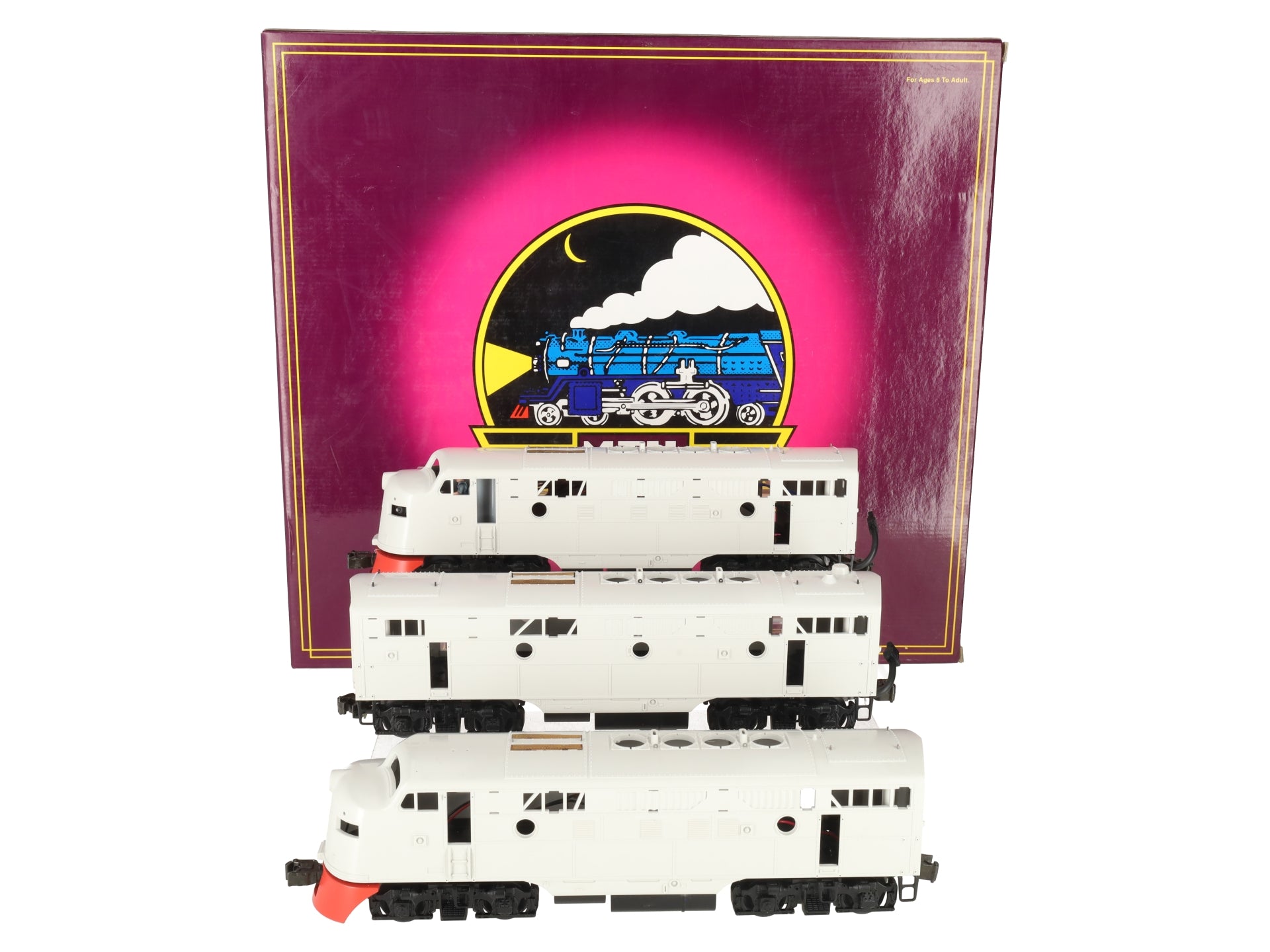 MTH O Undecorated F-3 ABA Diesel Set EX/Box
