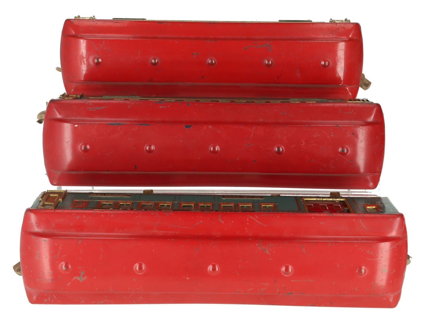 American Flyer 4250S Vintage Std Gauge Lone Scout Passenger Set: 4250 4251 4252