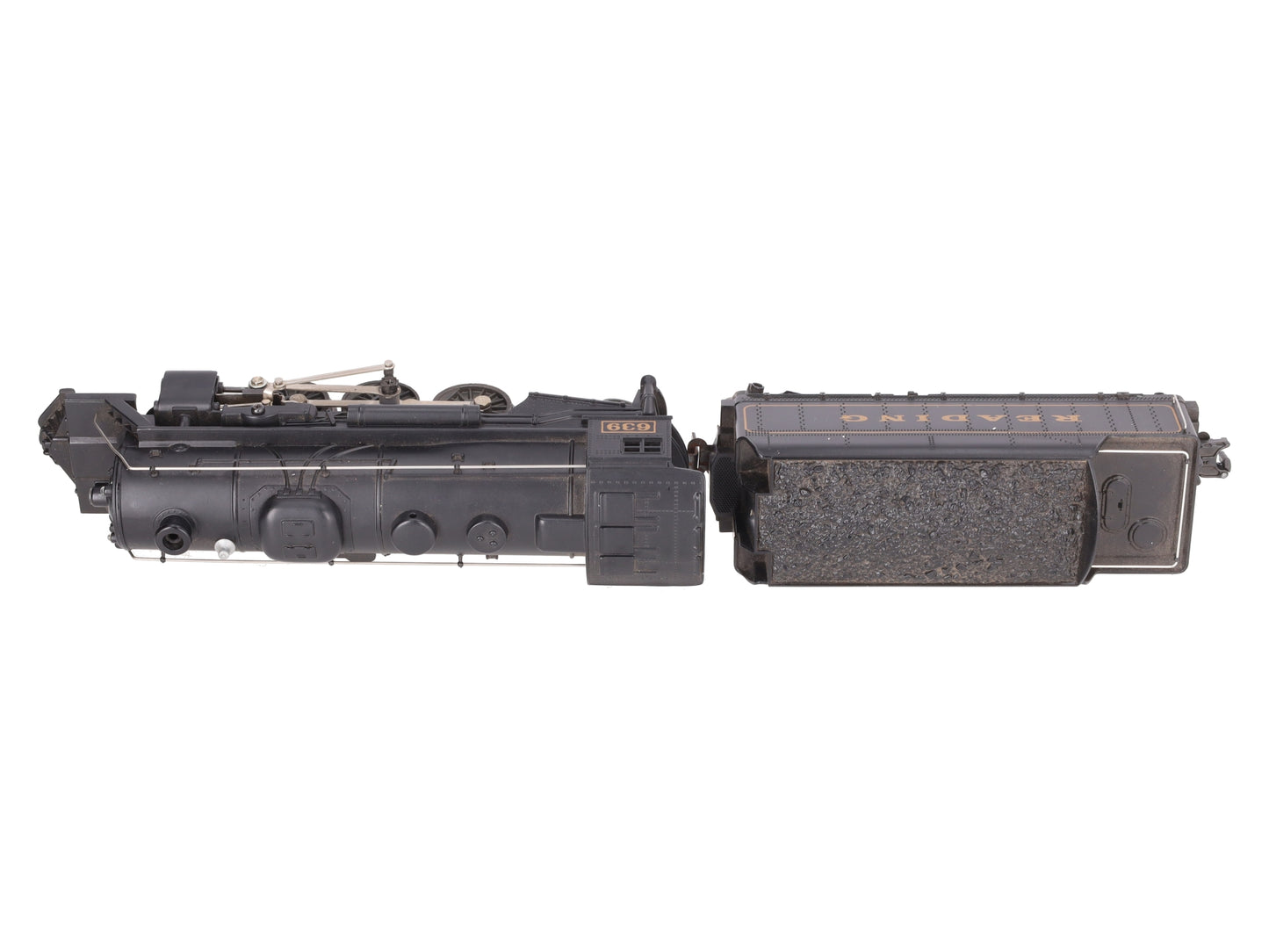 Lionel 6-18639 O Gauge Reading 4-6-2 Steam Locomotive & Tender #639 VG/Box