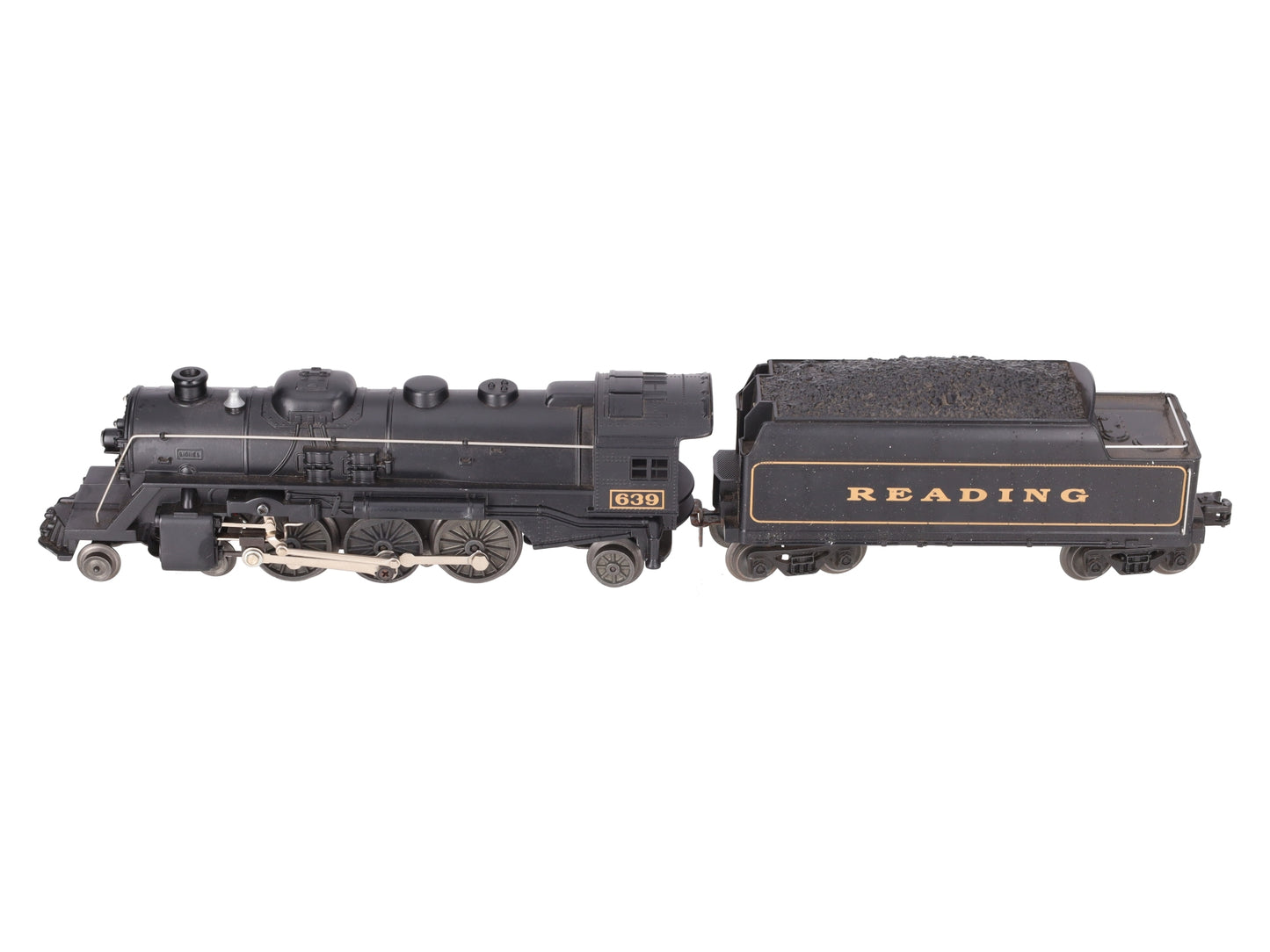 Lionel 6-18639 O Gauge Reading 4-6-2 Steam Locomotive & Tender #639 VG/Box