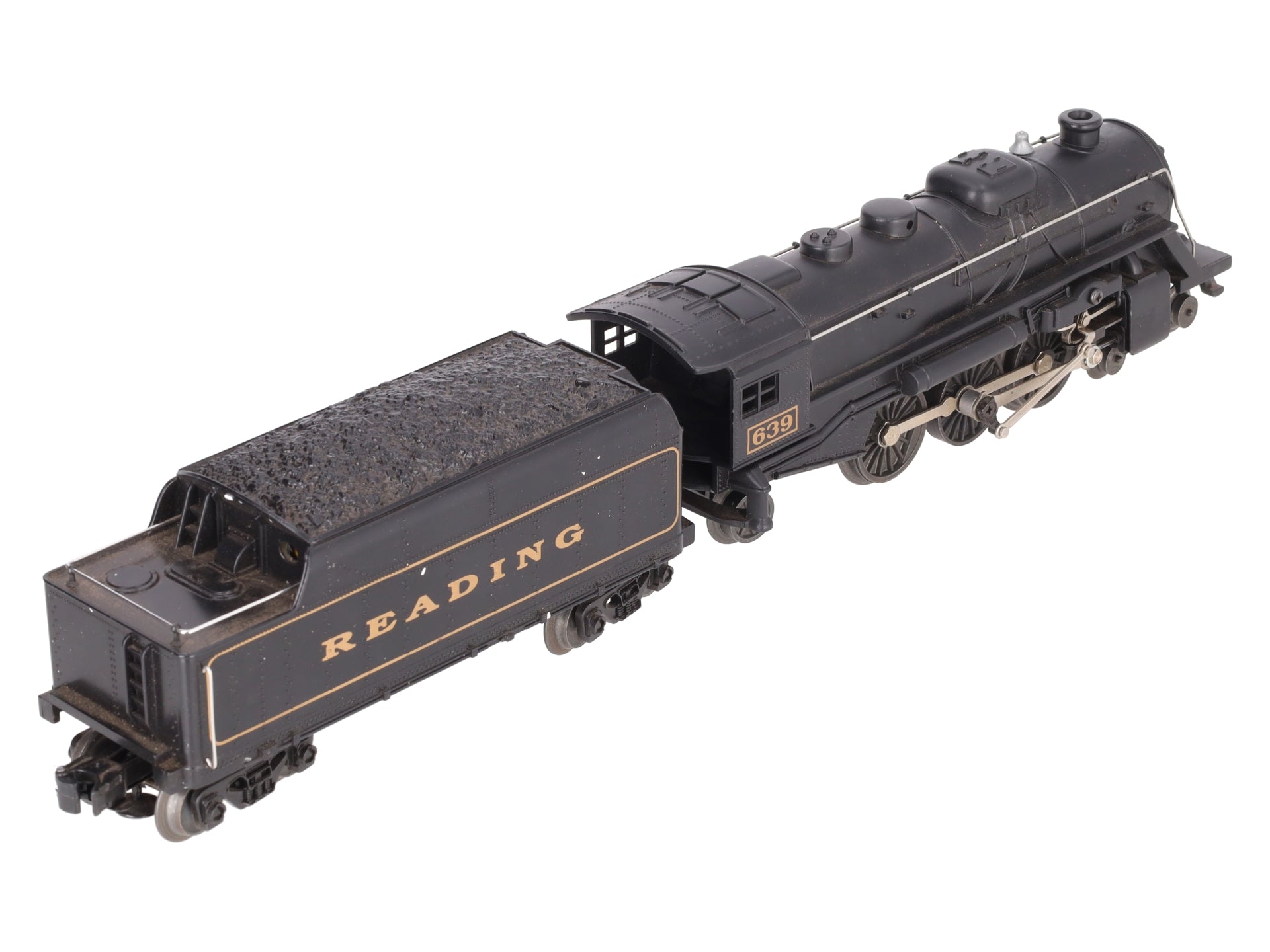 Lionel 6-18639 O Gauge Reading 4-6-2 Steam Locomotive & Tender #639 VG/Box