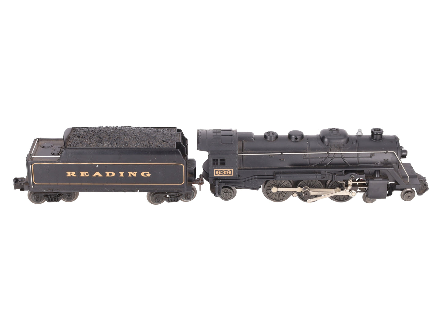 Lionel 6-18639 O Gauge Reading 4-6-2 Steam Locomotive & Tender #639 VG/Box