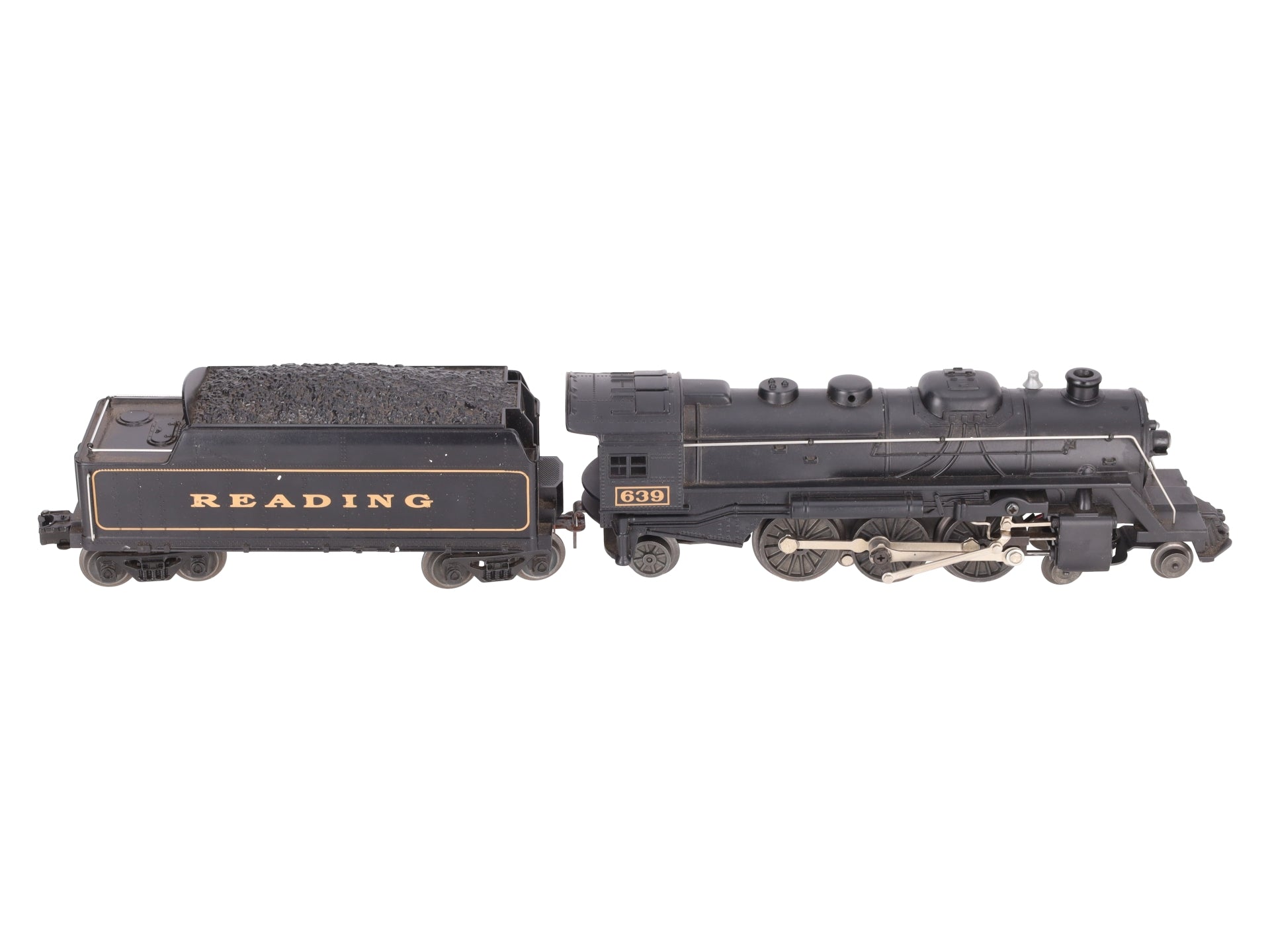 Lionel 6-18639 O Gauge Reading 4-6-2 Steam Locomotive & Tender #639 VG/Box