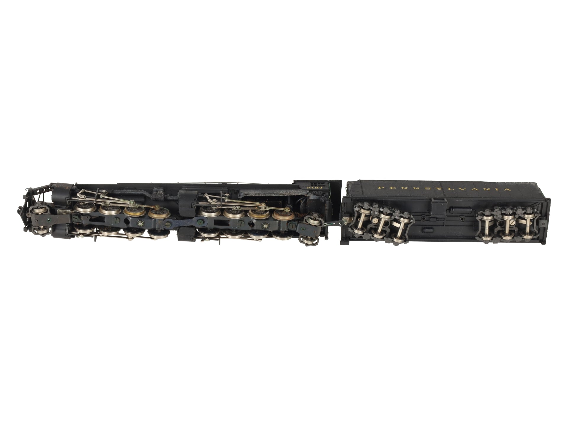 AHM 2197 HO Pennsylvania 2-8-8-2 Mallet Steam Engine & Tender #2197 VG