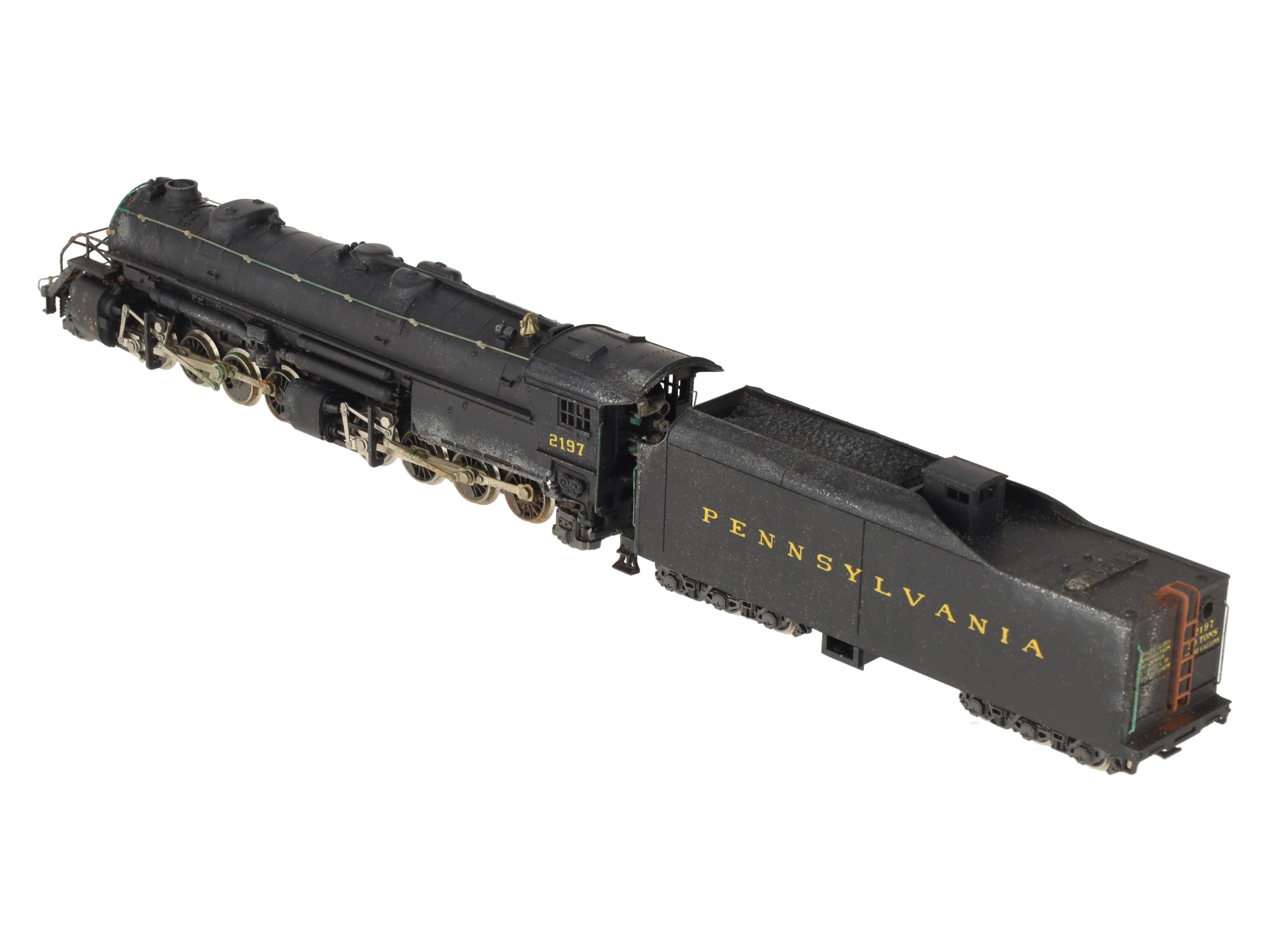 AHM 2197 HO Pennsylvania 2-8-8-2 Mallet Steam Engine & Tender #2197 VG