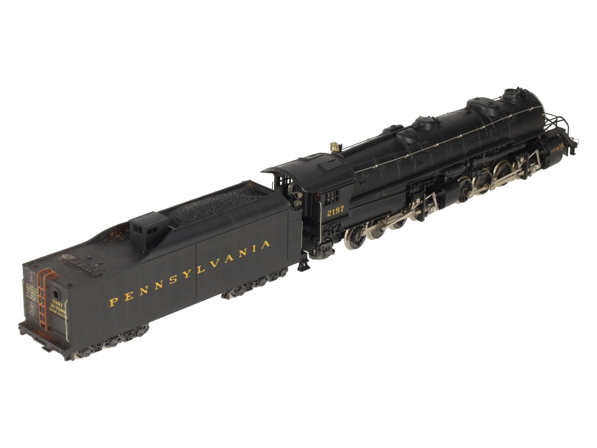 AHM 2197 HO Pennsylvania 2-8-8-2 Mallet Steam Engine & Tender #2197 VG