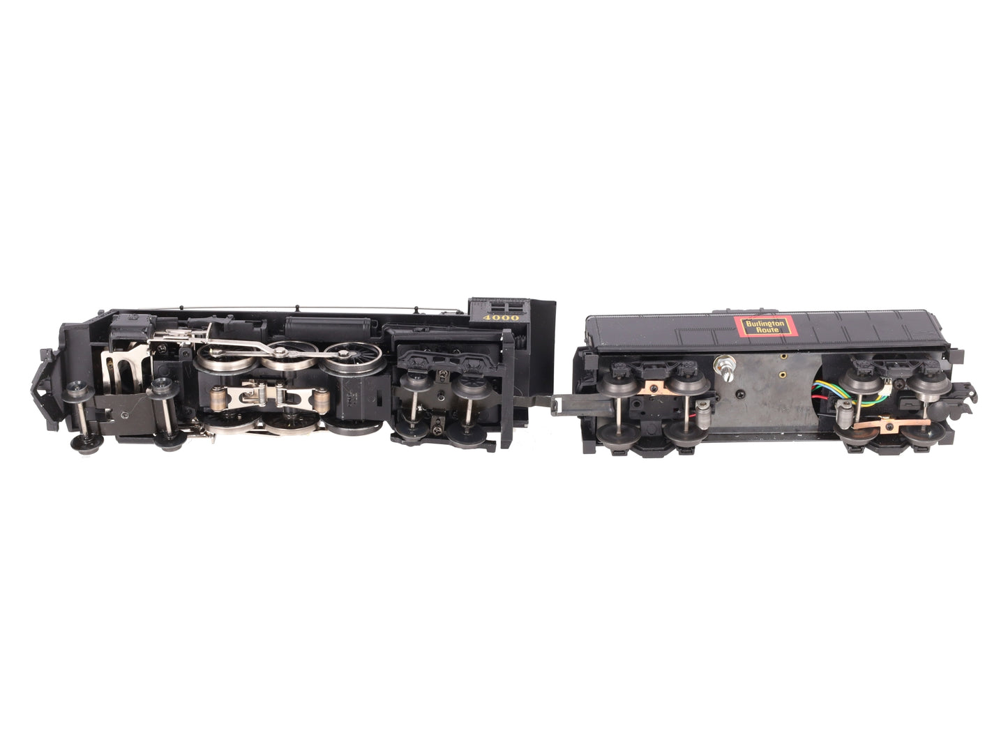 Lionel 6-28060 O NYC Burlington Route 4-6-4 Steam Locomotive w/ Tender #4000 EX/Box