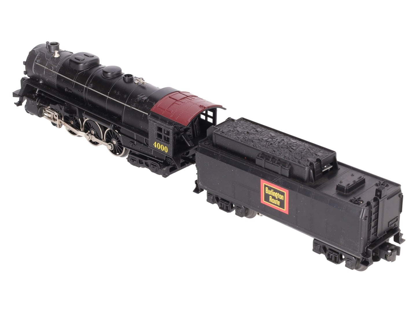 Lionel 6-28060 O NYC Burlington Route 4-6-4 Steam Locomotive w/ Tender #4000 EX/Box